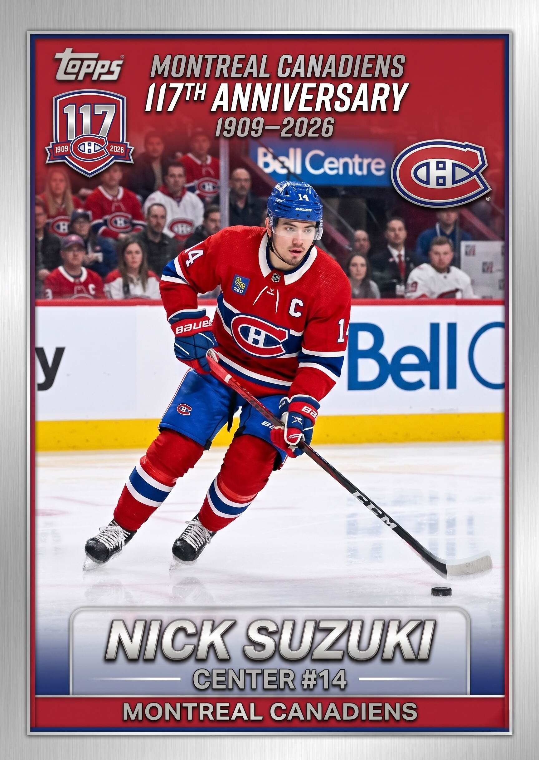 2026 Montreal Canadiens 117th Anniversary Hobby Box