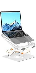 Computer Monitor Stand Riser,Monitor Riser for Laptop, Printer, Notebook and All Flat Screen TV Display with Vented Platform,3 Height Adjustable Laptop Riser,1 Pack,Black(MST003)