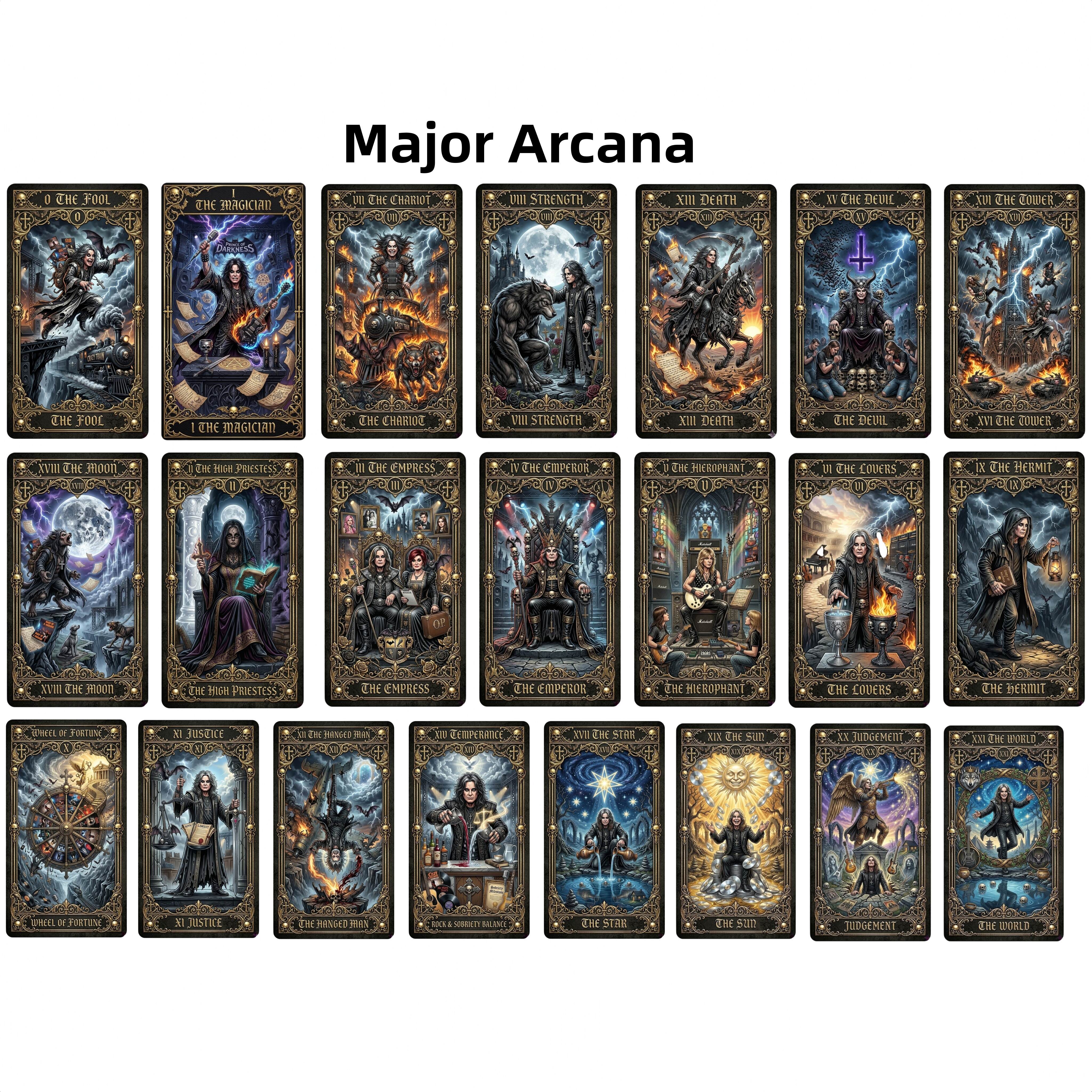 Ozzy Osbourne Tarot Deck