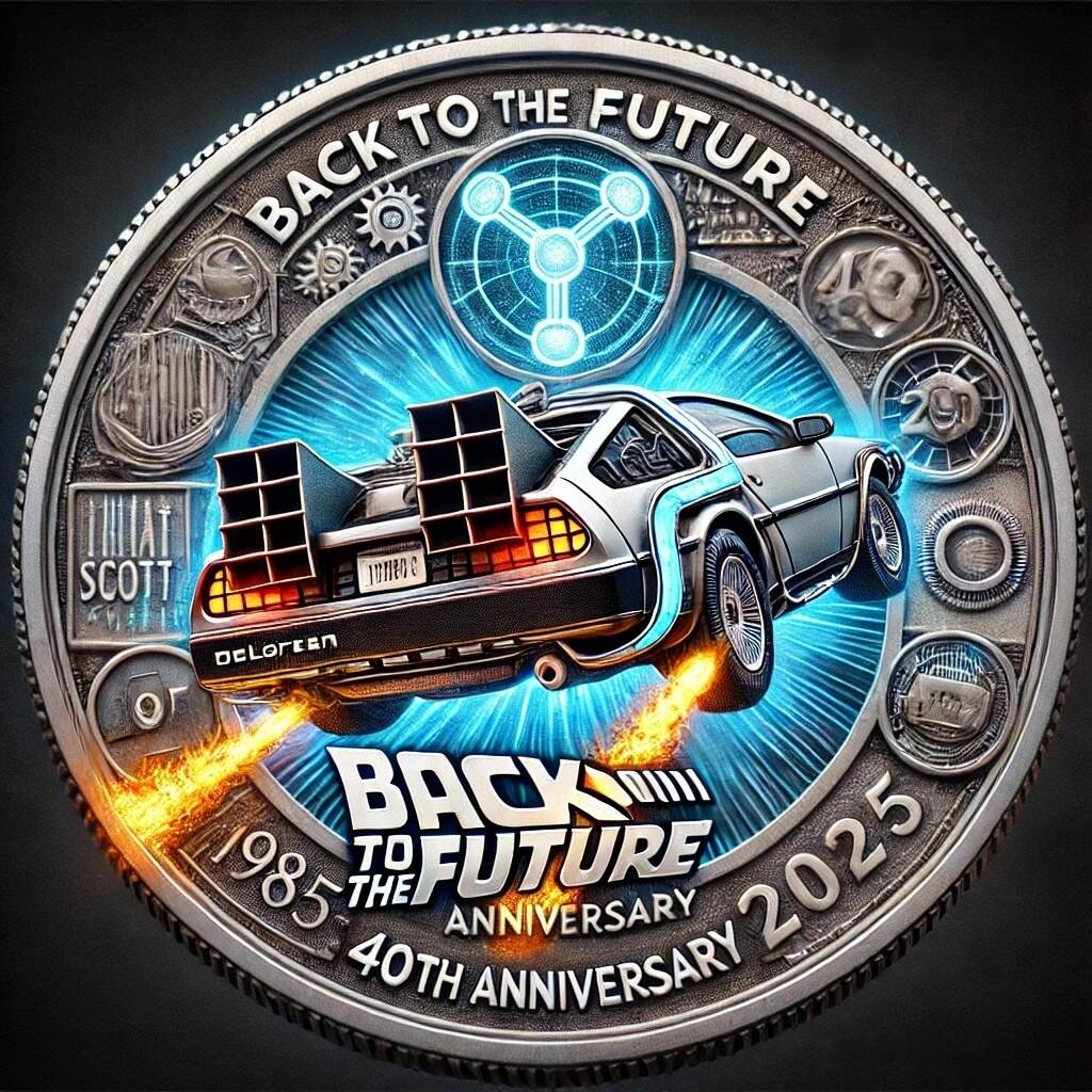 Back to the Future 40th Anniversary Coin