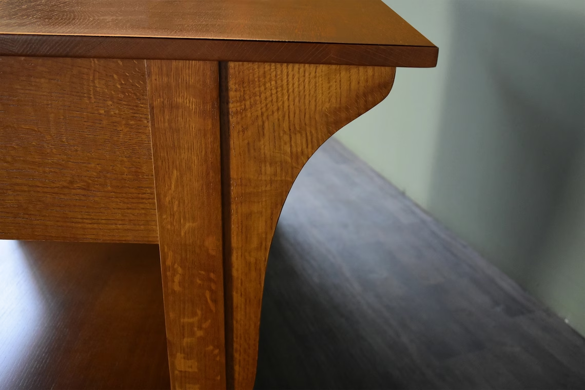 Mission 4 Drawer Oak Kitchen Island 60'' - Michael's Cherry