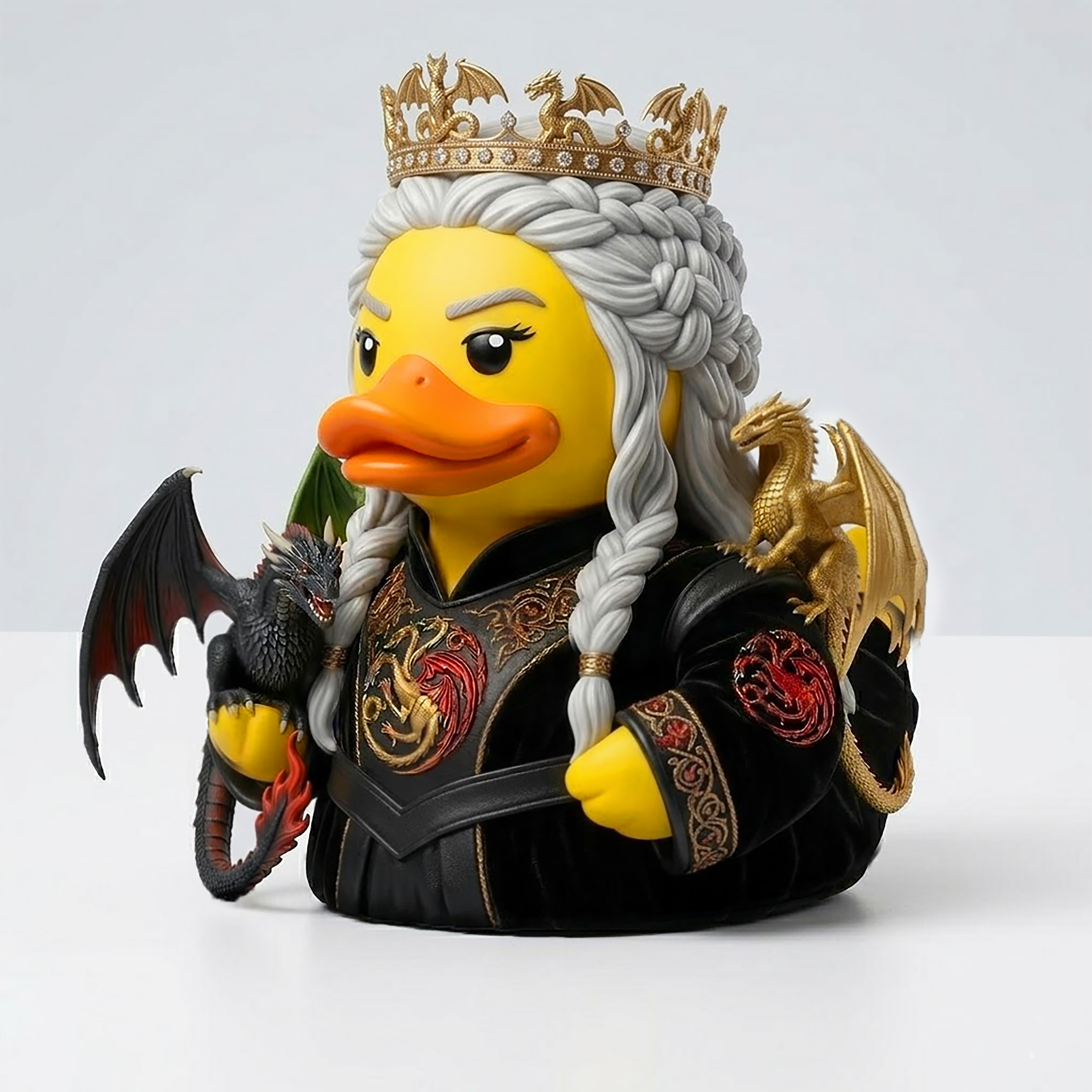 Dragon Queen Duck Figurine