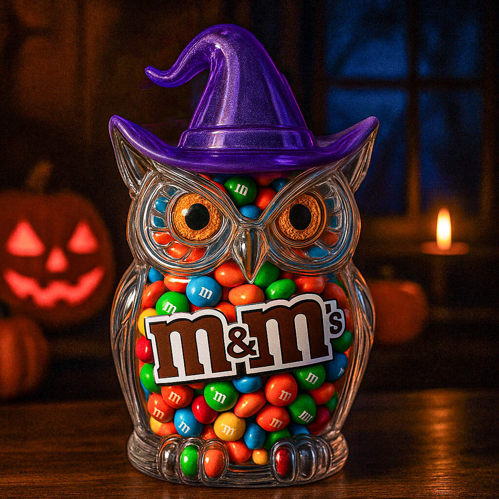 Owl Candy Jar