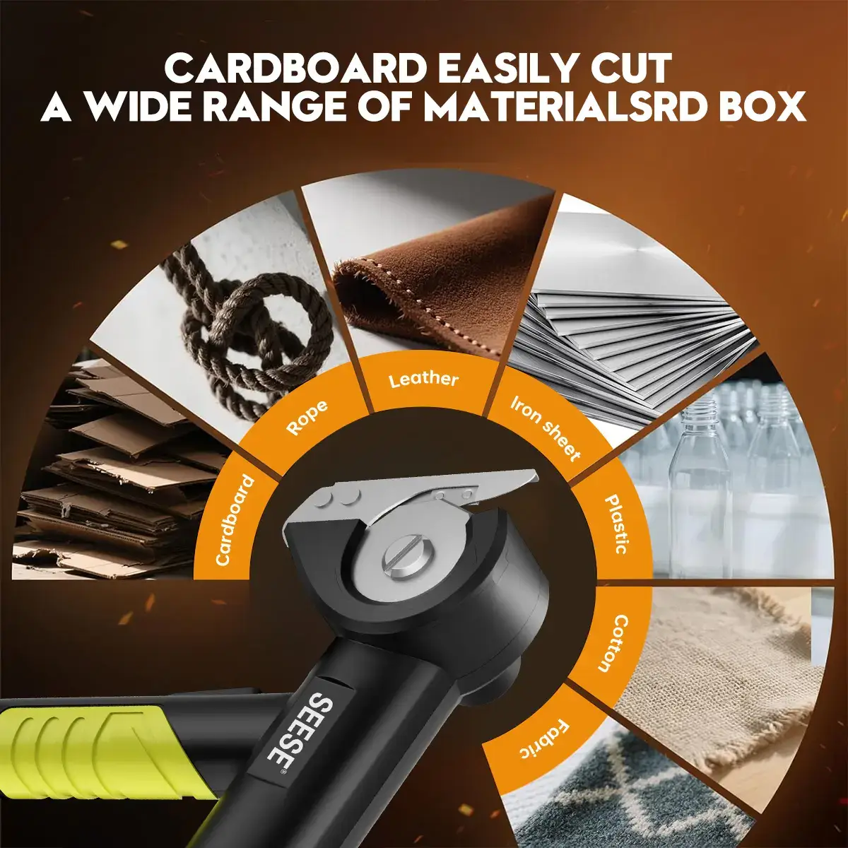 Cordless Electric Scissors - Portable Fabric Cutter