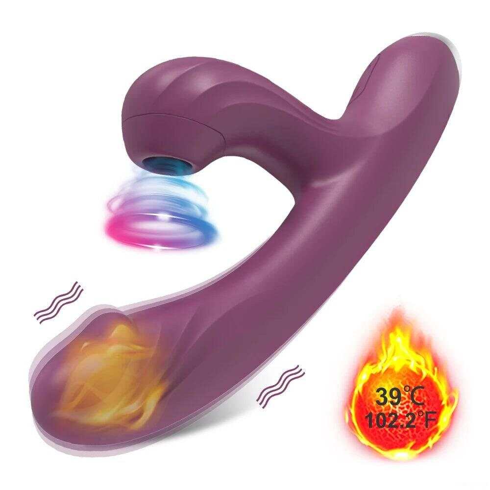 2-in-1 Clit Sucker Vibrator – G-Spot & Clitoral Vacuum Stimulator