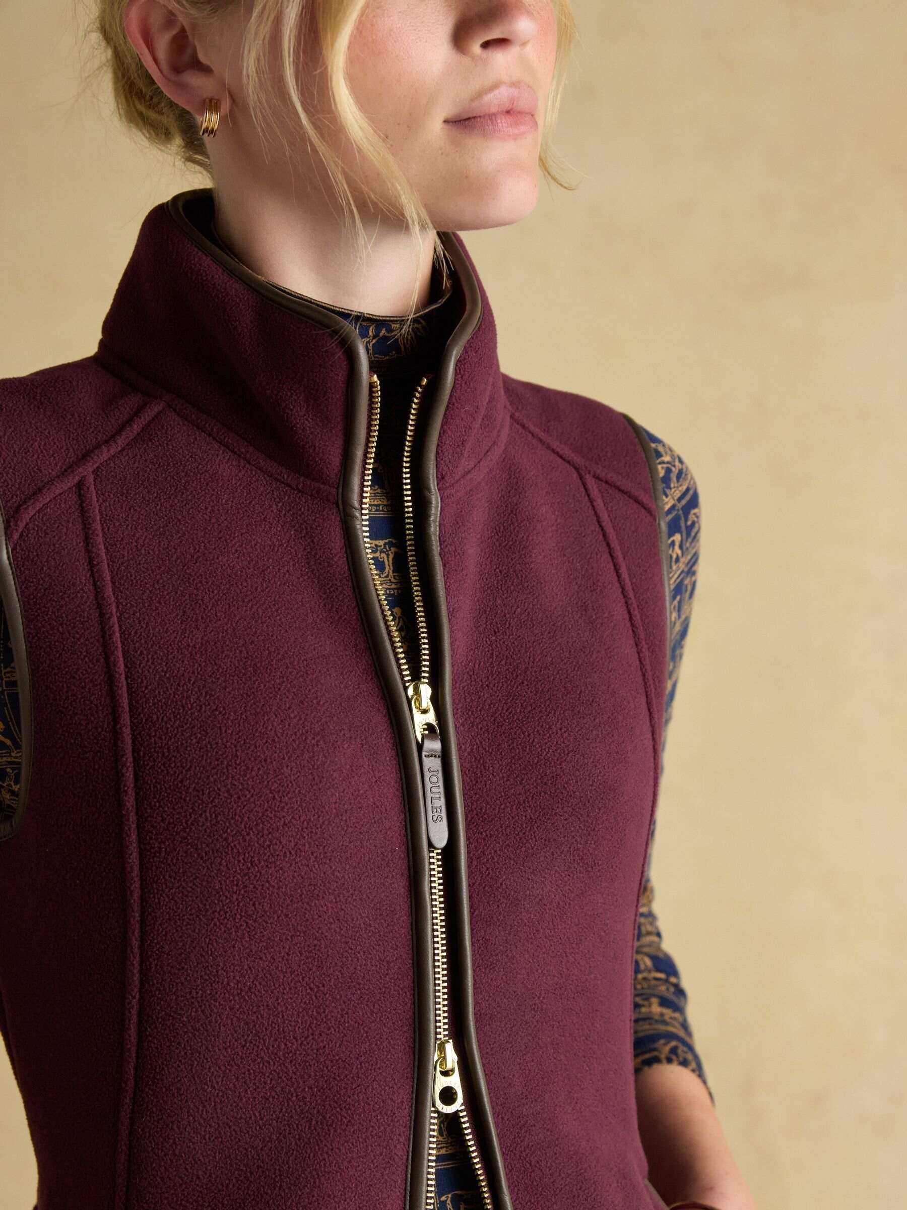 Heritage Black Fleece Gilet