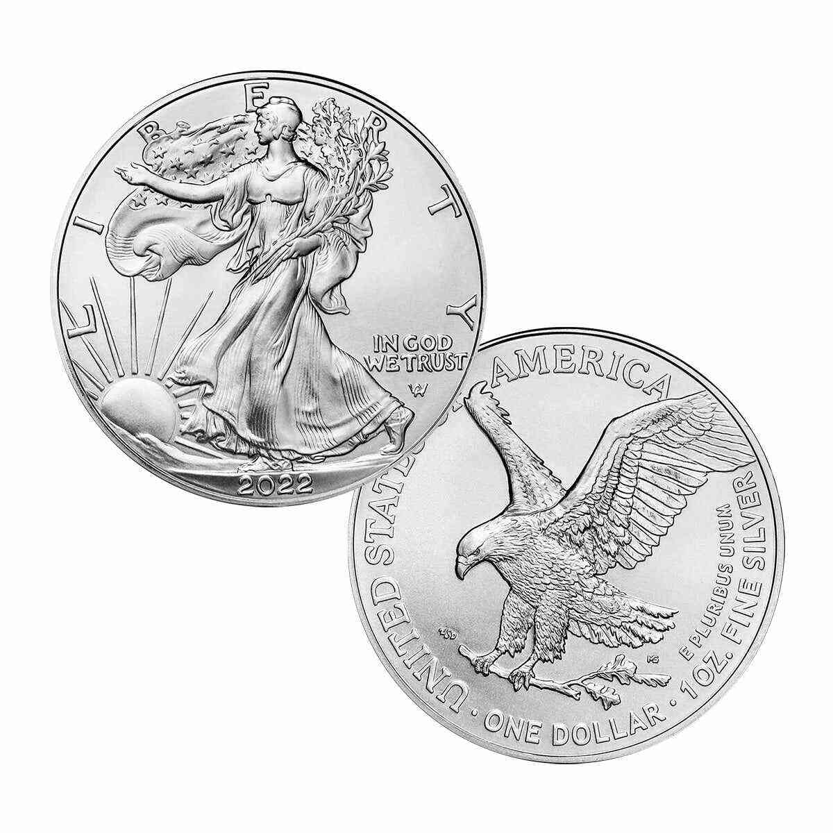 2022 $1 American Silver Eagle Brilliant Uncirculated (BU)