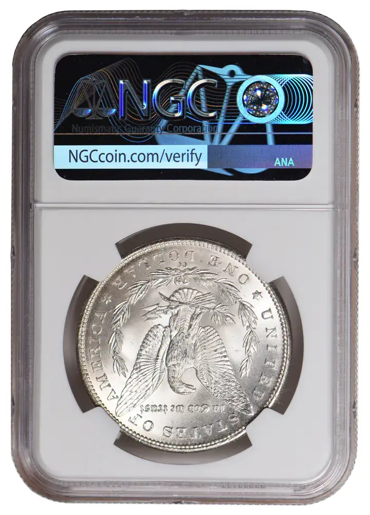 1891-CC Morgan Silver Dollar-MS63, NGC