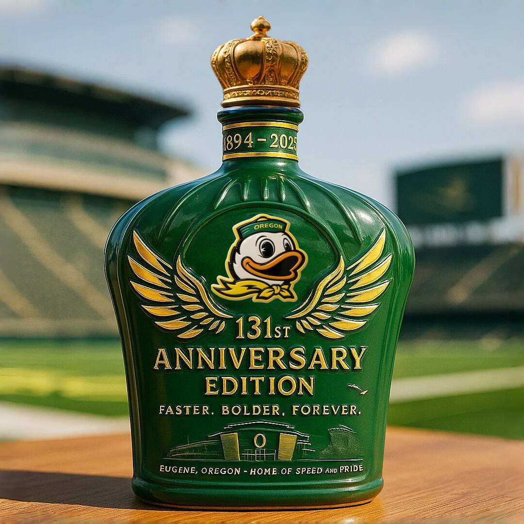 Ducks 131st Anniversary Whiskey Bottle