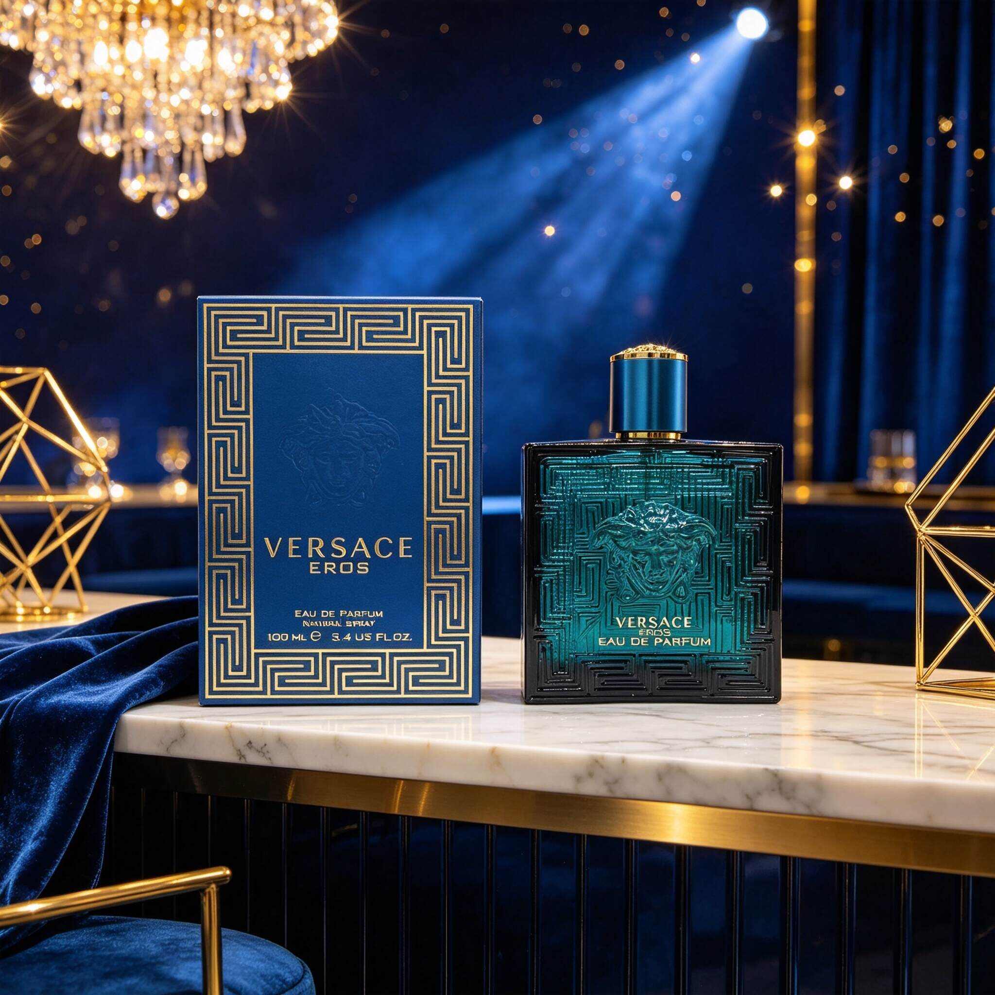 VERSACE Eros Men Perfume, Iconic Medusa Cologne-100ml