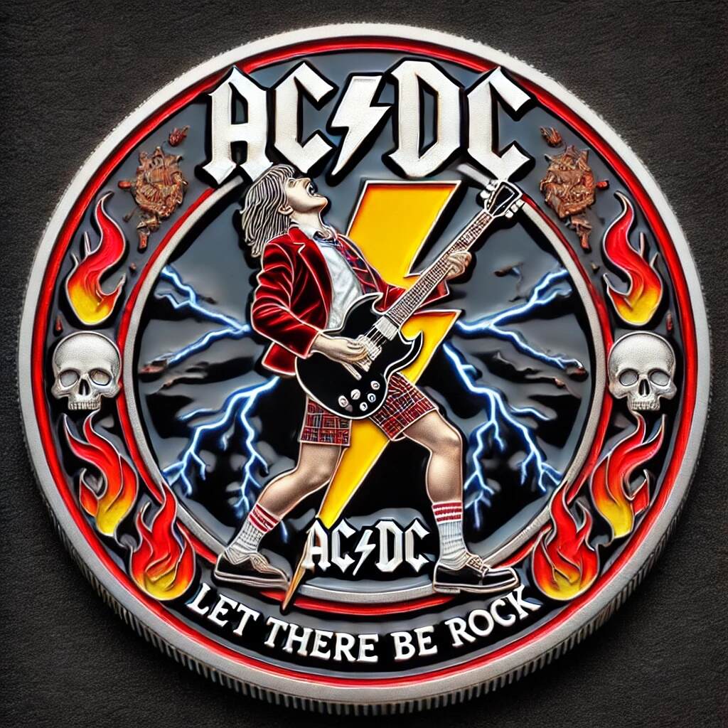 AC/DC Commemorative Coin