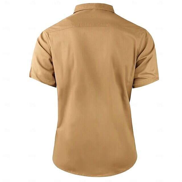🔥Cow Print Casual Men's work shirt short sleeve