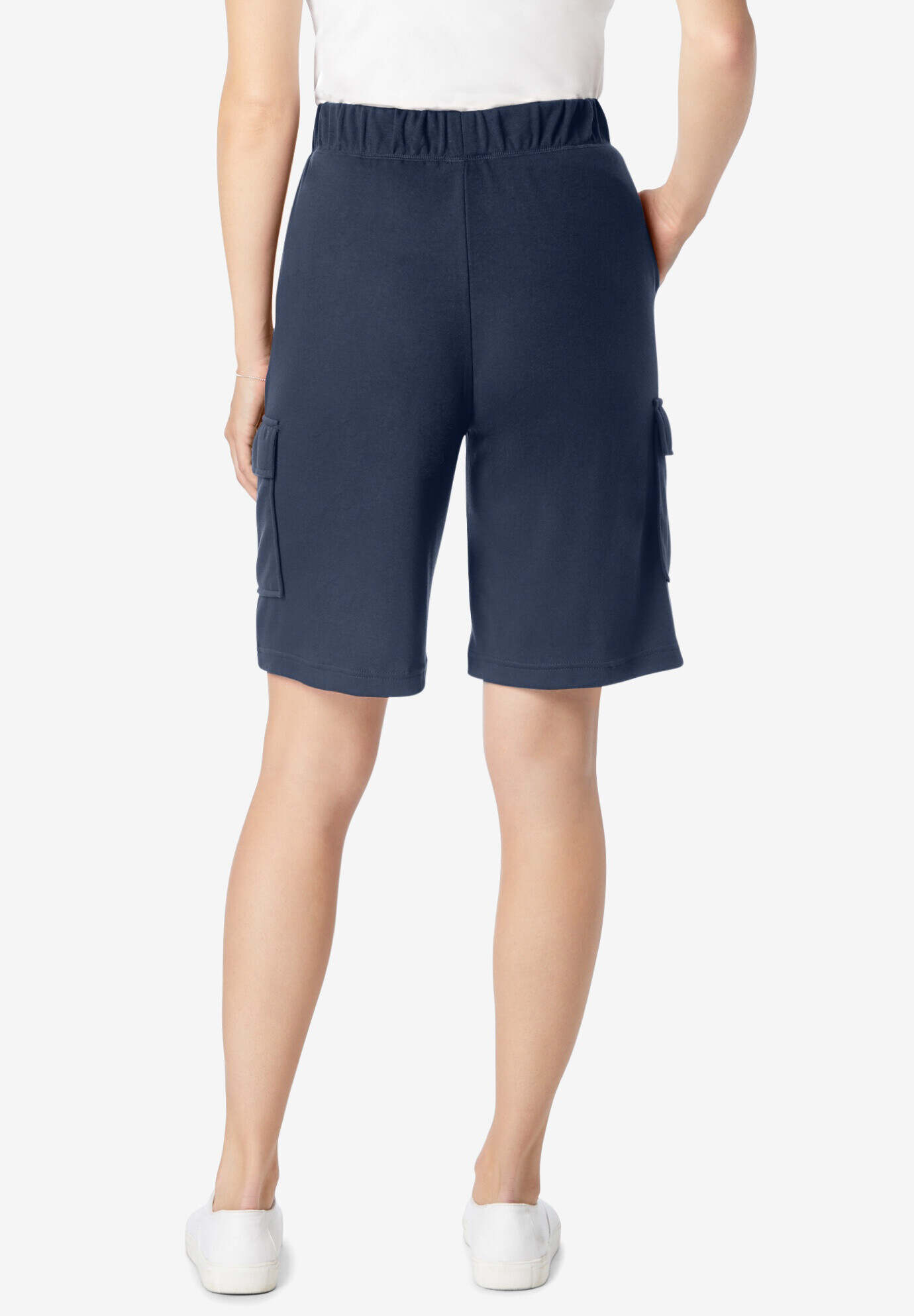 Pull-On Knit Cargo Short