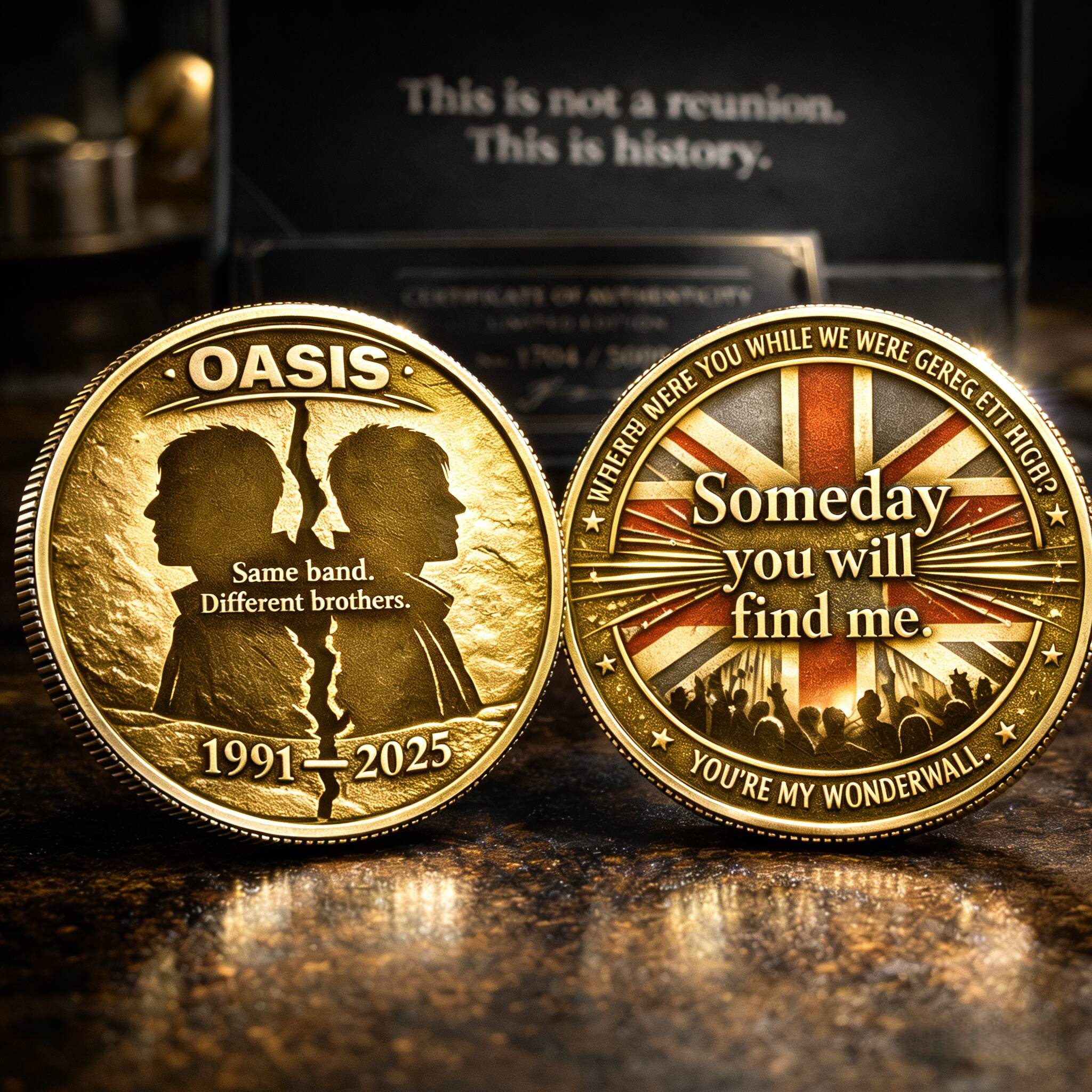 Oasis “Wonderwall” Anniversary Coin