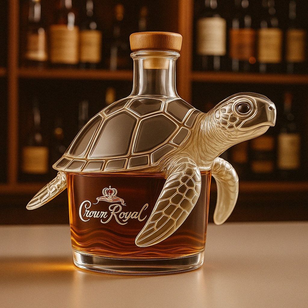 Sea Turtle Whiskey Bottle