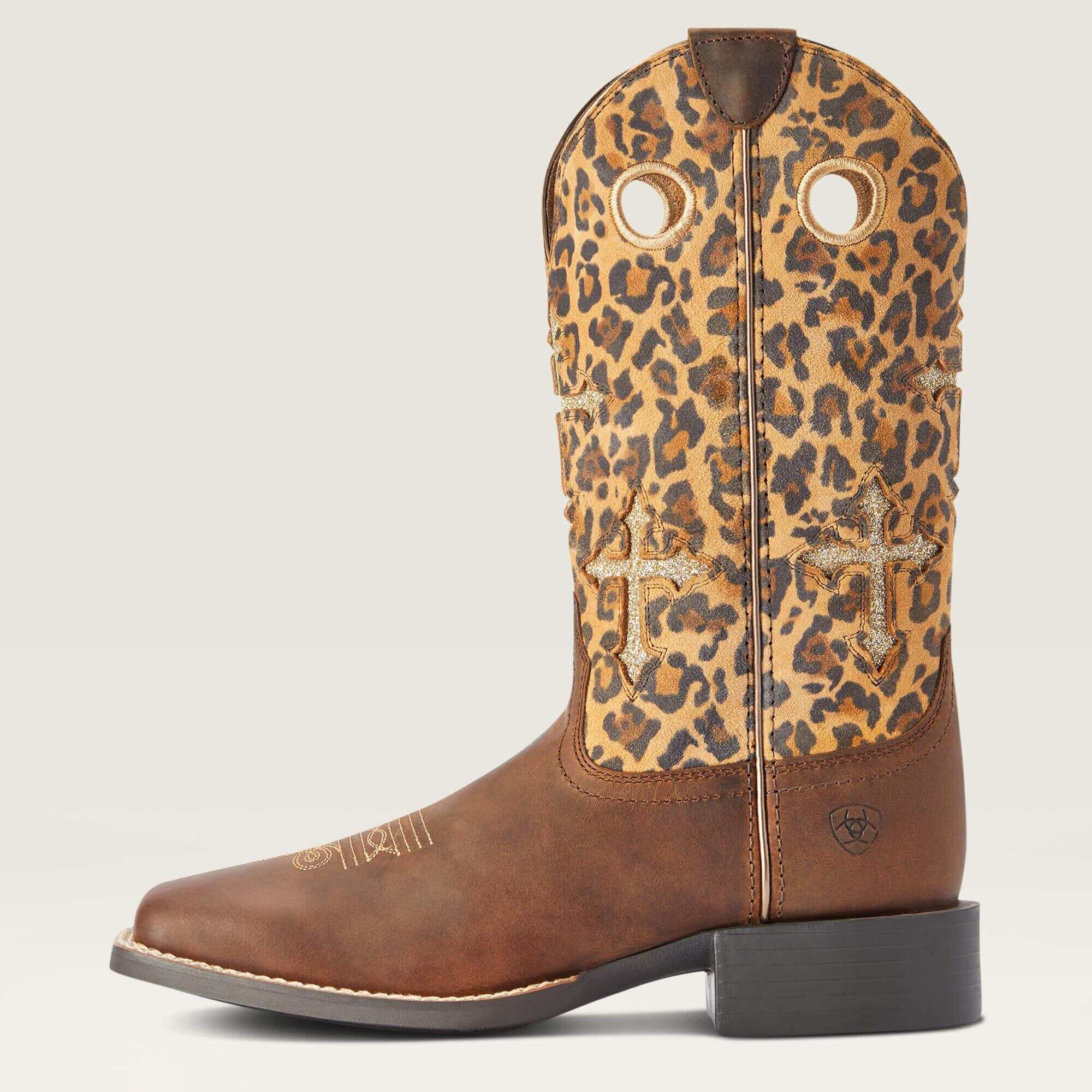Round Up Crossroads Western Boot