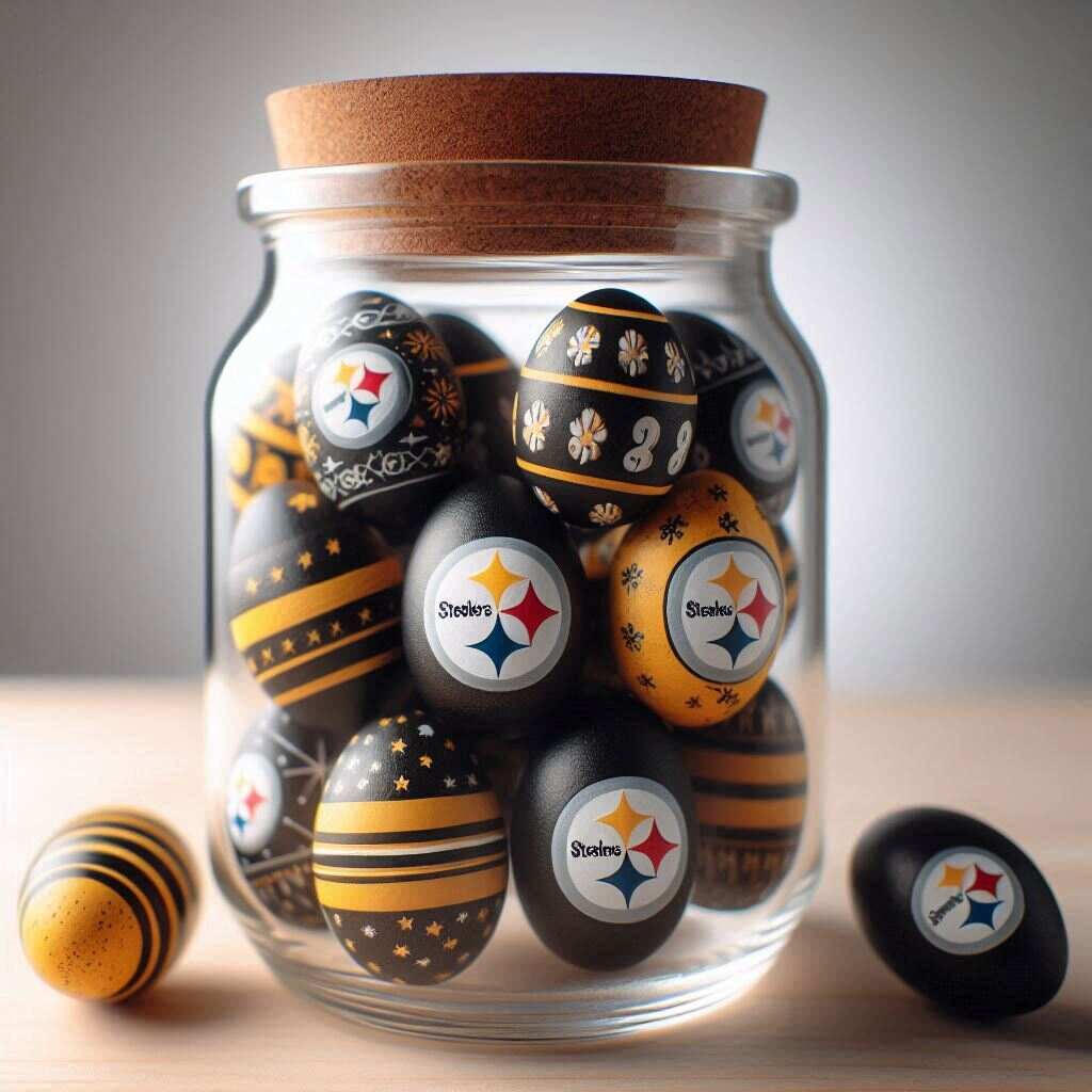 Football Team Egg Jar