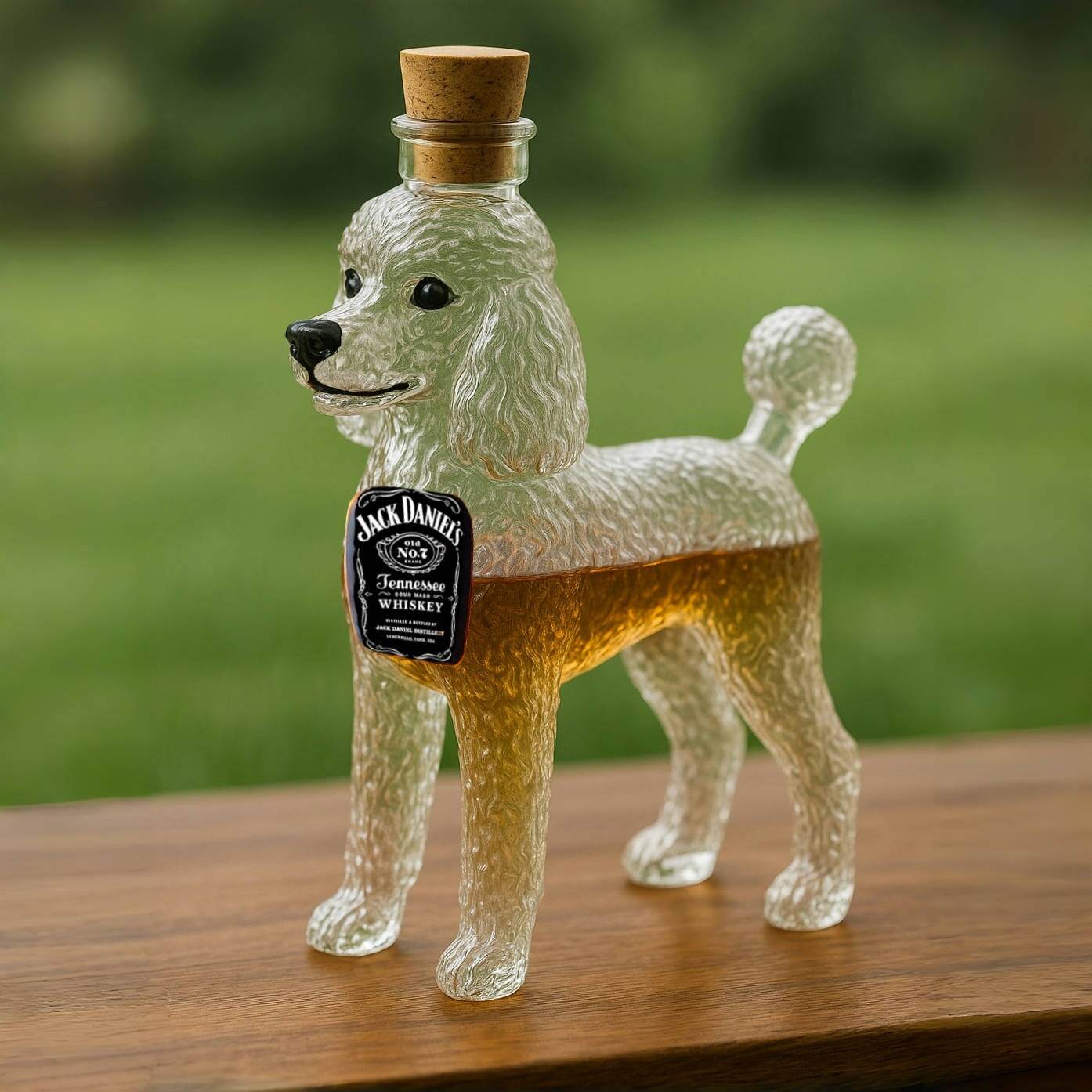 Poodle Whiskey Bottle