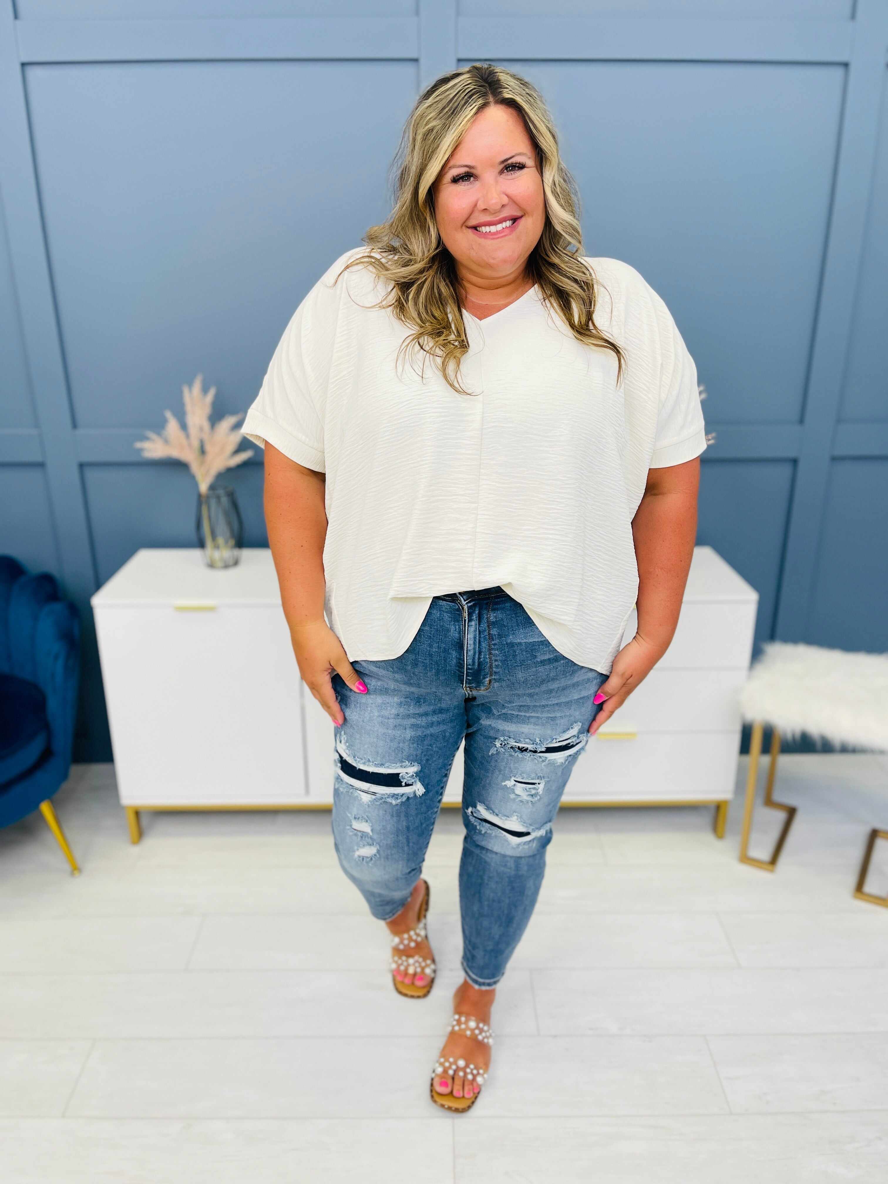 REG/CURVY Best In The Patch Midrise Relaxed Fit Jeans