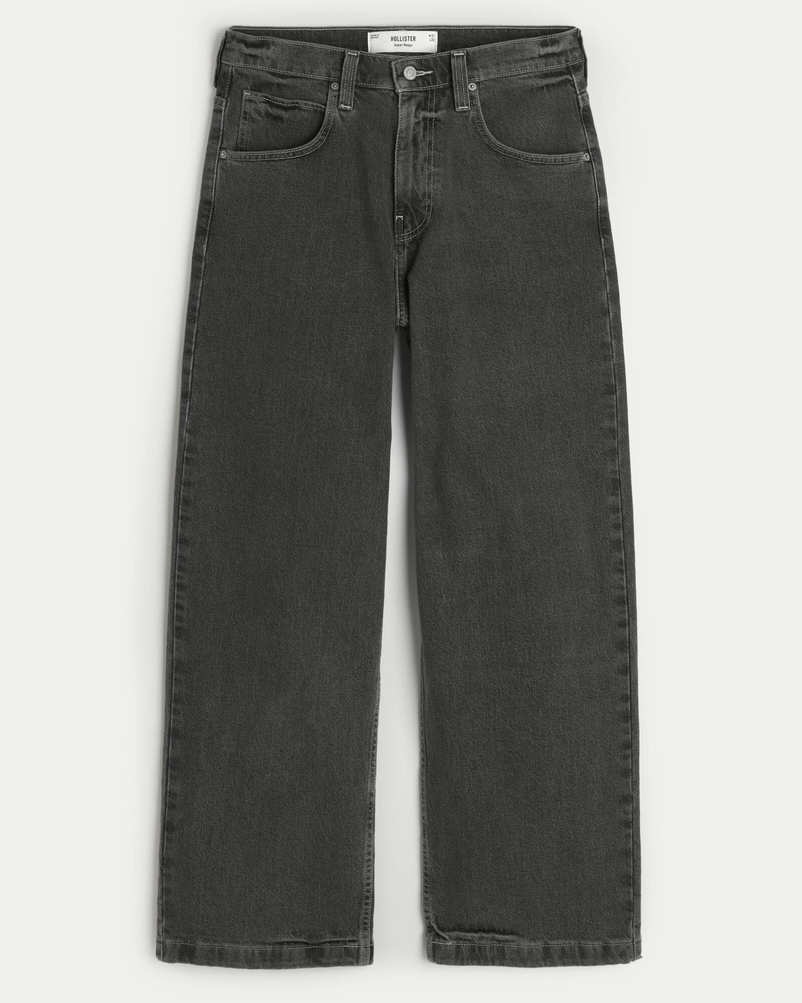 Medium Wash Super Baggy Jeans