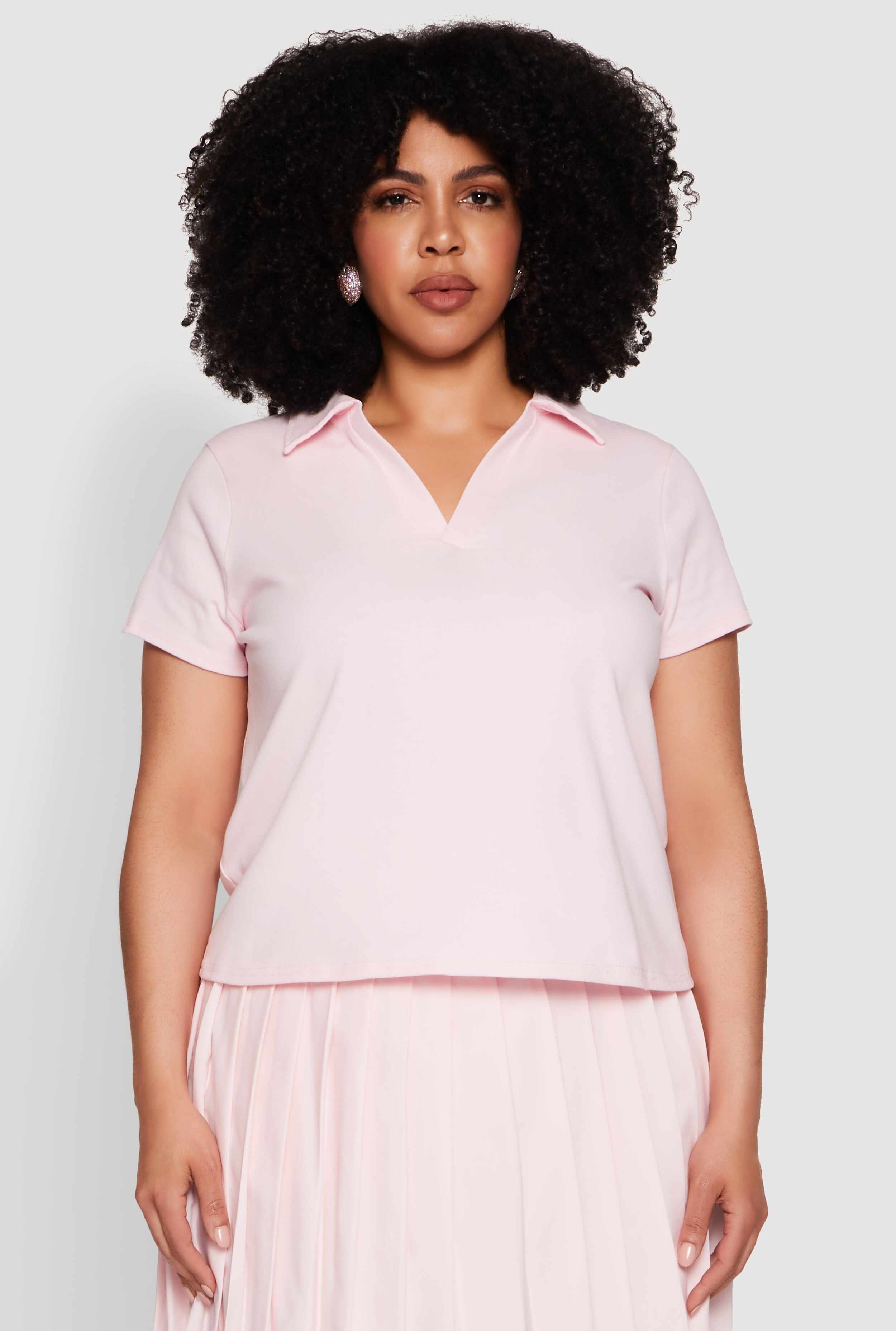 Plus Size Polo Shirt
