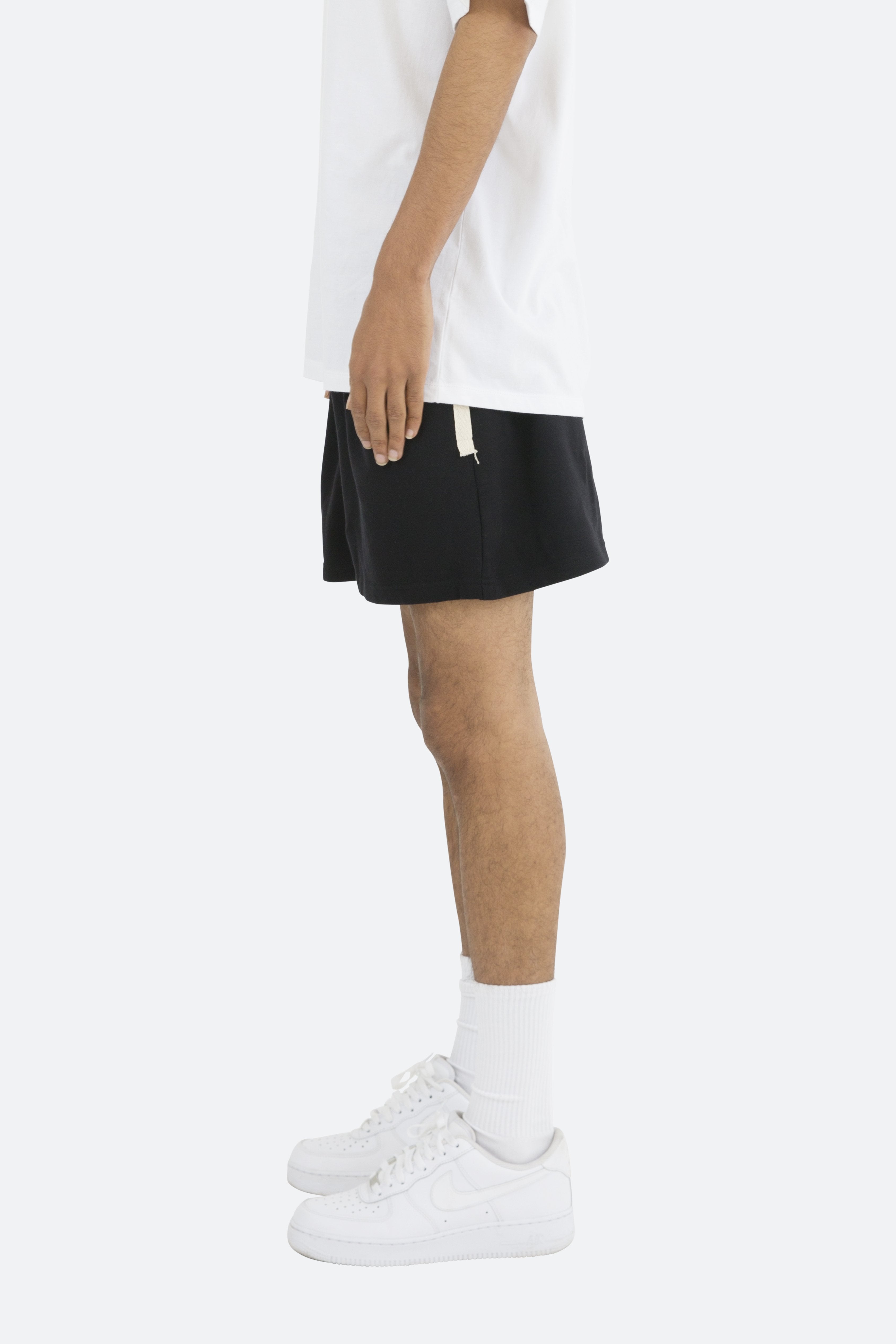 Pocket Tape Sweatshorts - Black