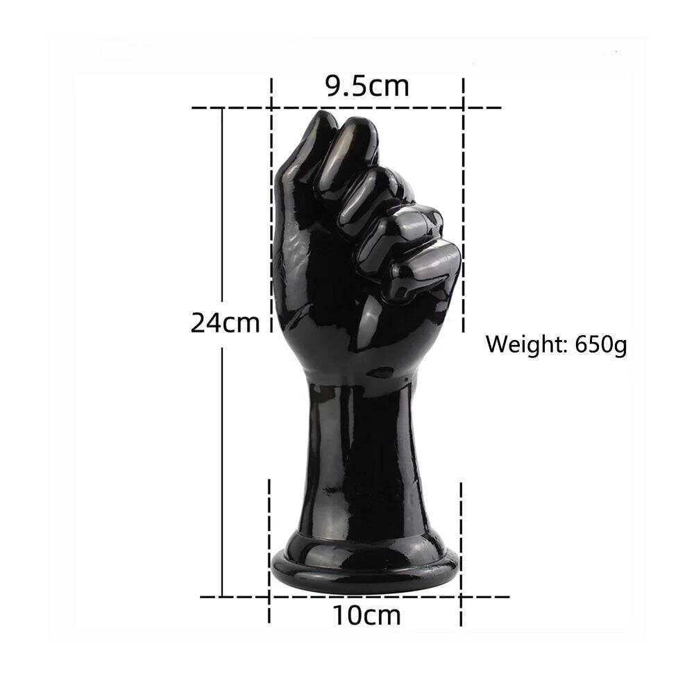 40cm Huge Blue Realistic Dildo – Fist-Style Vaginal and Anal Expander