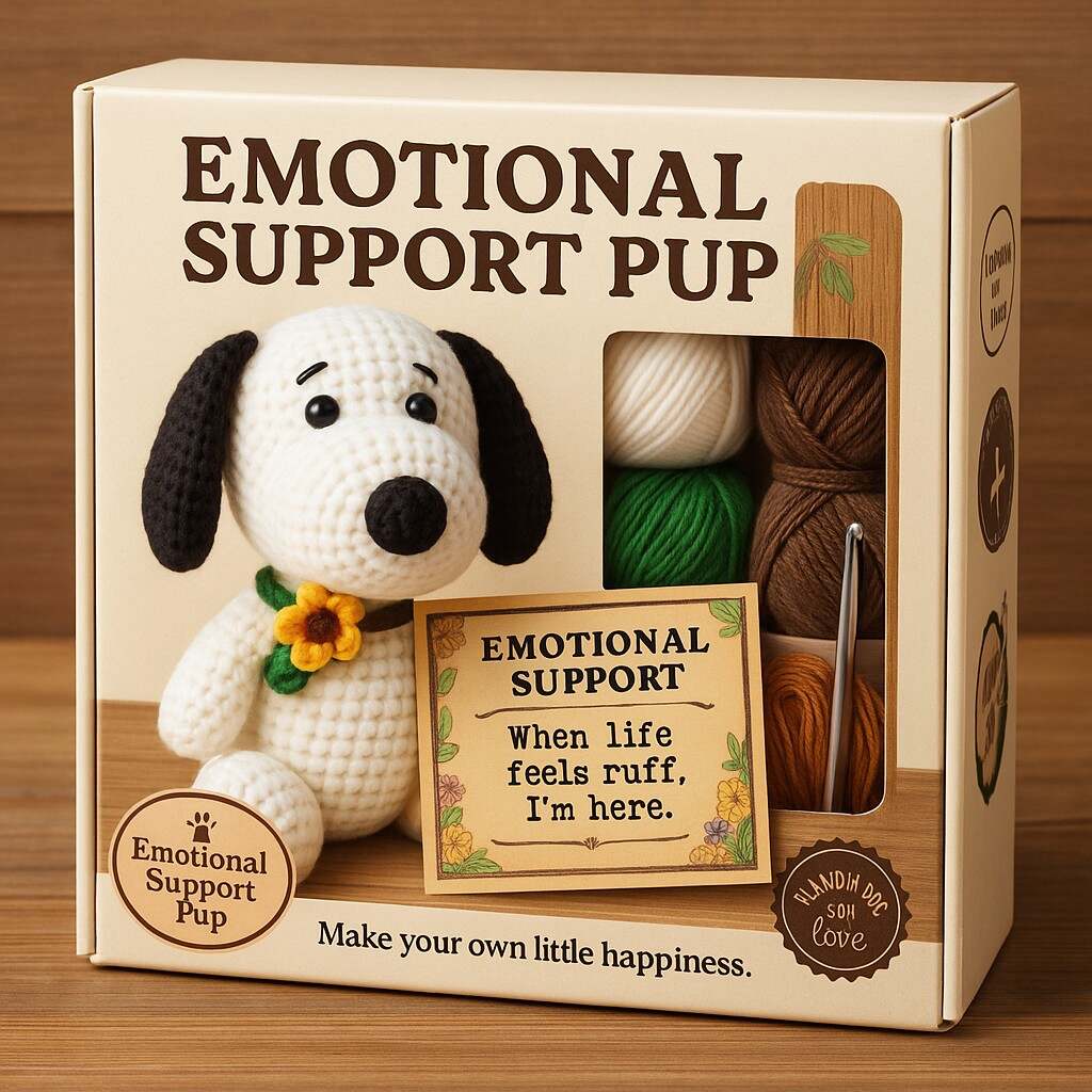 Snpy Emotional Support Plush（Crochet Kit）