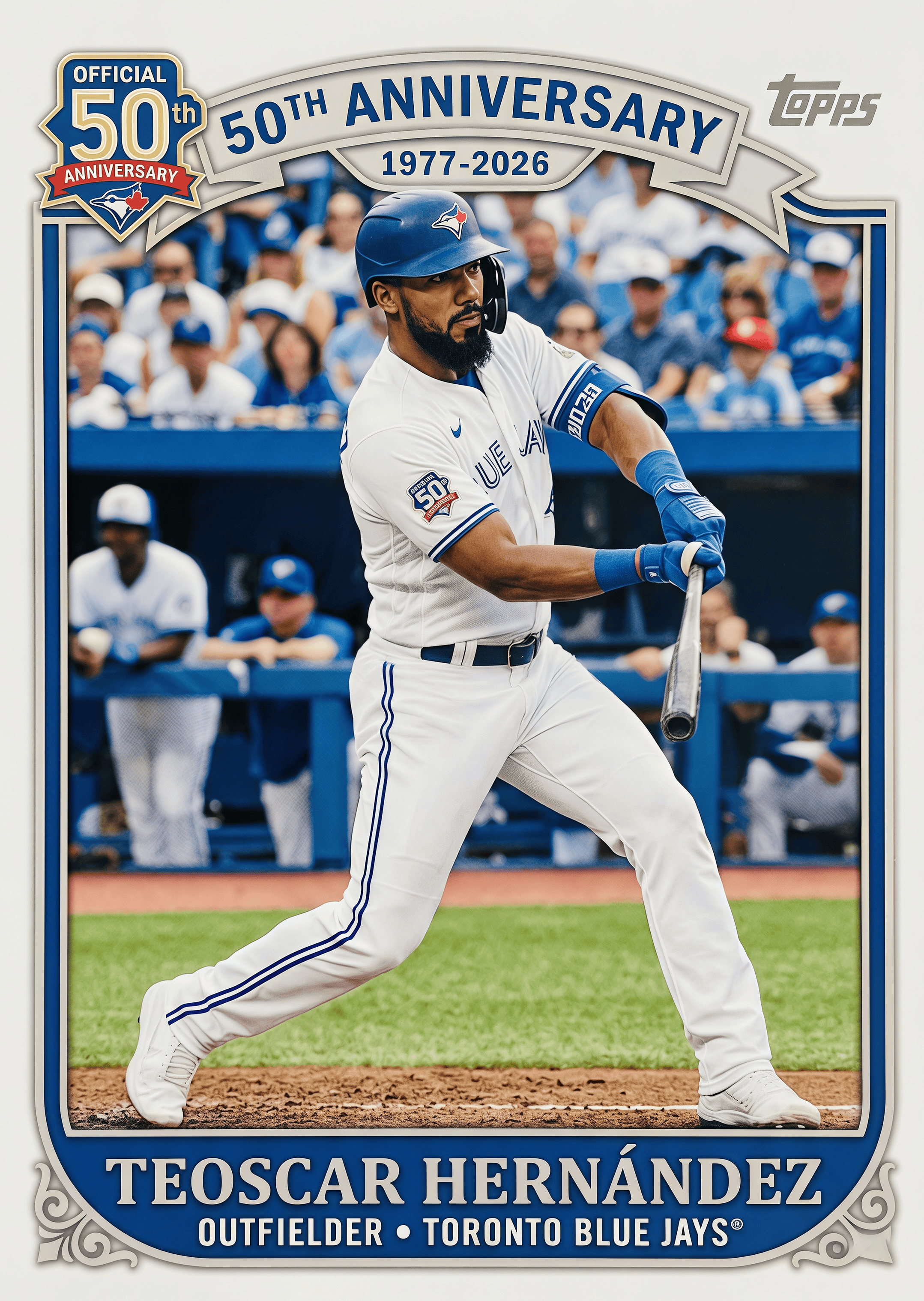 2026 Toronto Blue Jays 50th Anniversary Trading Cards Hobby Box
