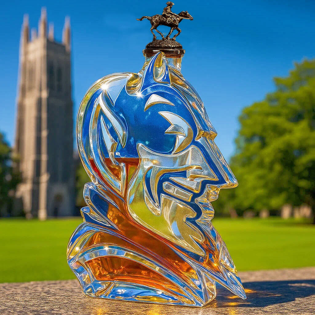 Duke University Blue Devils Whisky Bottle