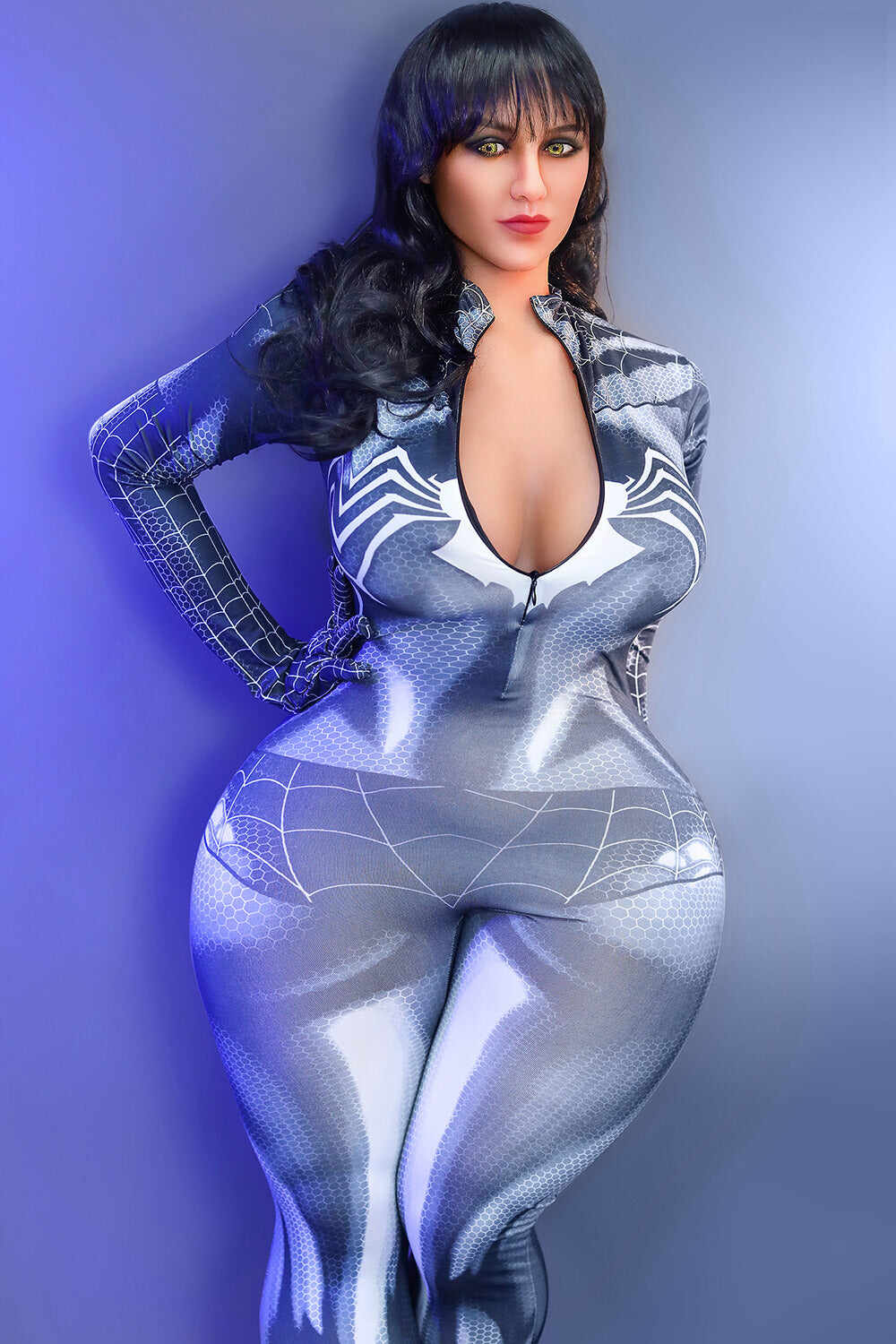 US Stock - Nephele 4.92ft/ 150cm #114 BBW Big Butt Most Realistic Adult Fat Sex Doll With Thick Thigh
