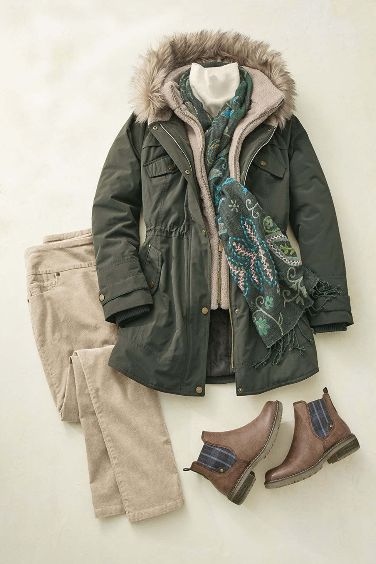 Hooded Twill Anorak