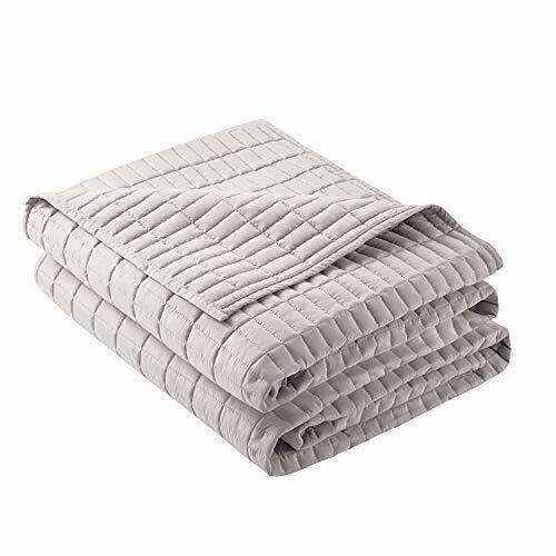 Comfort Spaces Kienna Quilt Set - Luxury Double Sided Stitching Design All Season Lightweight Coverlet Bedspread Bedding Matching Shams 3 Piece