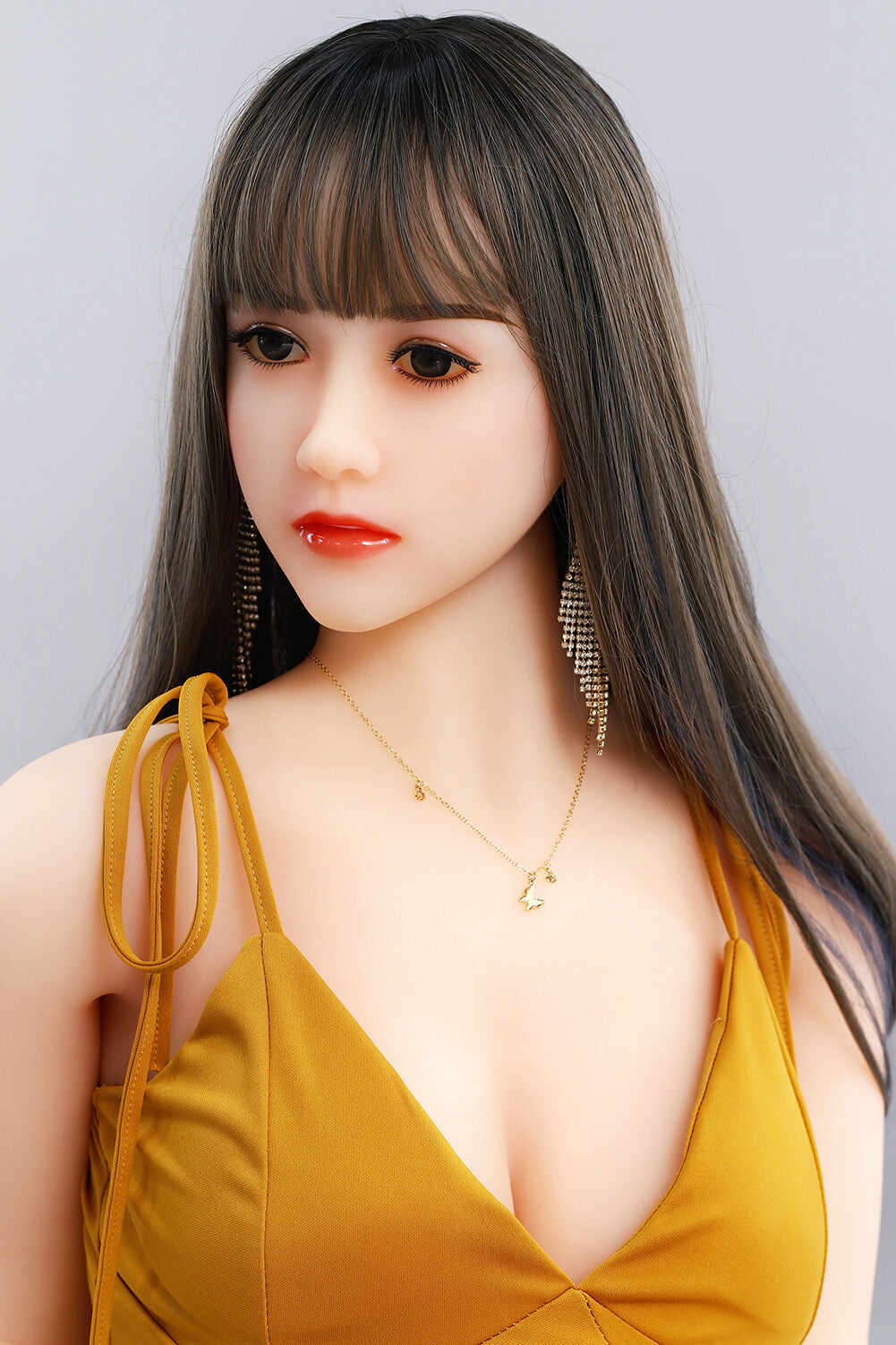 Daisy 5ft41 / 165cm 37 Head TPE  Small Breast Real Asian Full Size Sex Doll