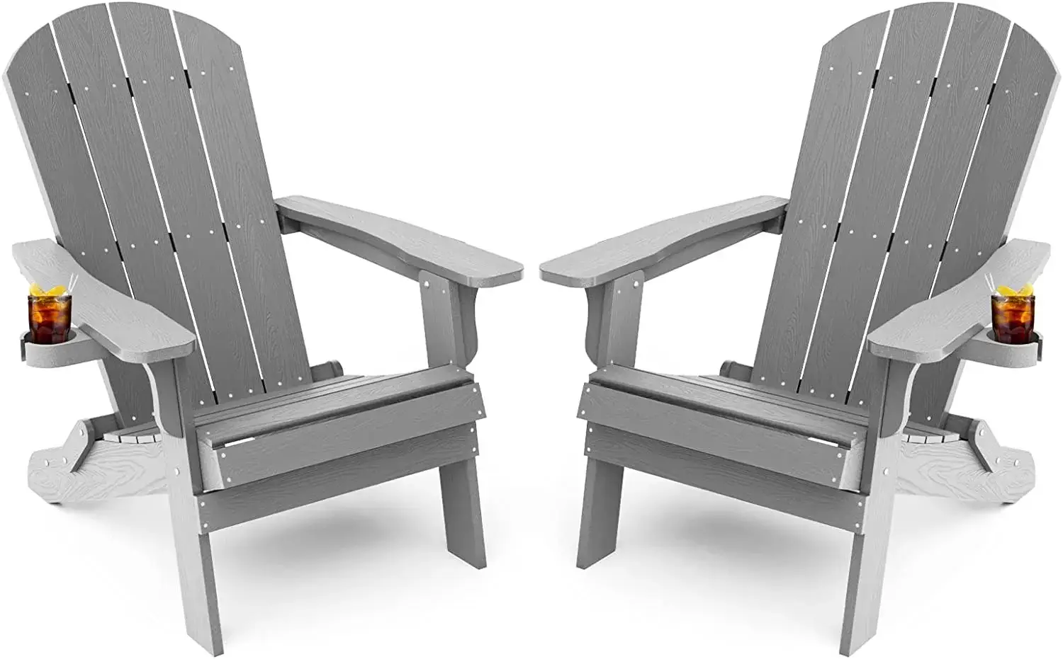 Adirondack Chair ,Patio Chairs 5 Steps Easy Installation,Widely Used in Outdoor, Fire Pit, Deck, Outside, Garden, Campfire Chairs