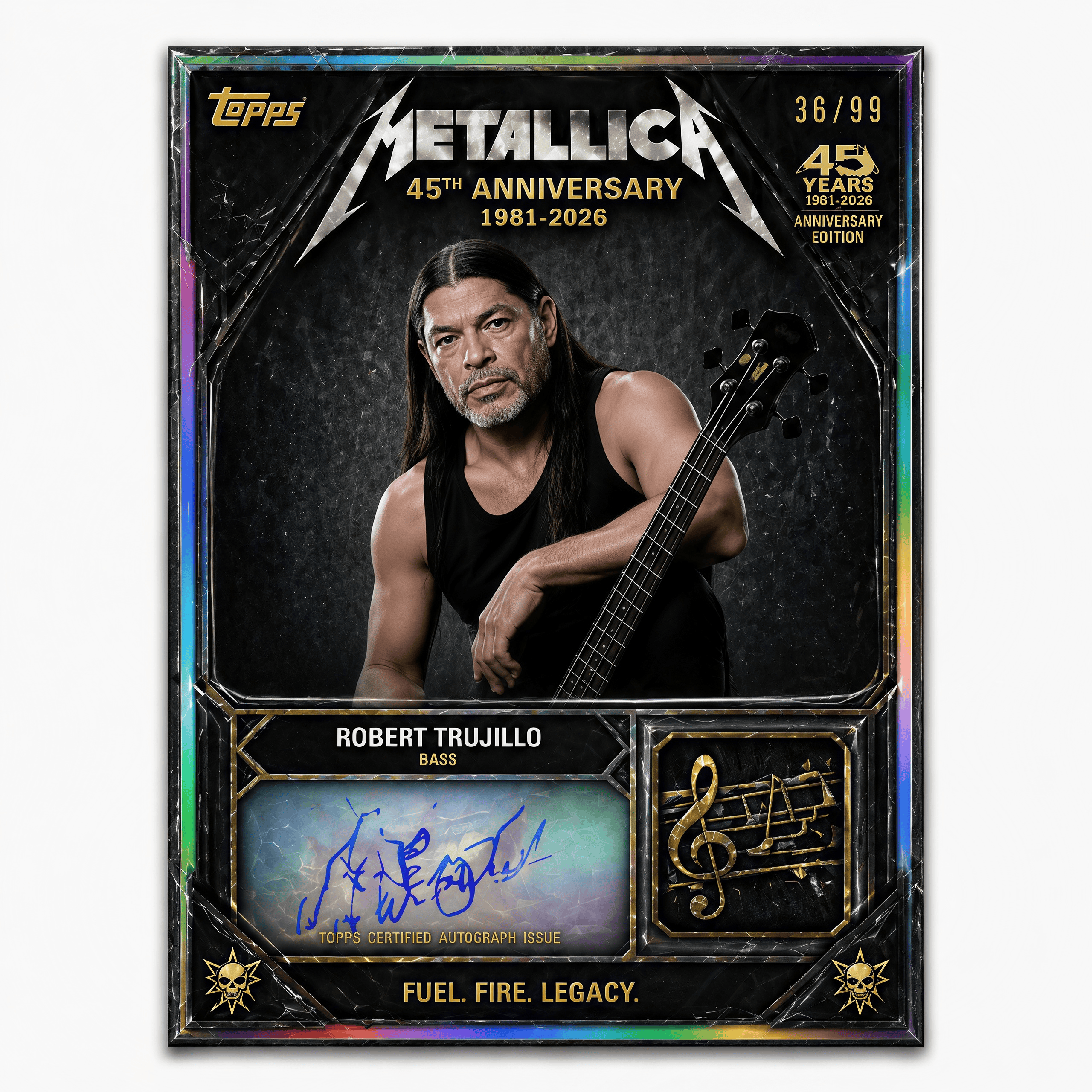 2026 Metallica 45th Anniversary Trading Cards Hobby Box