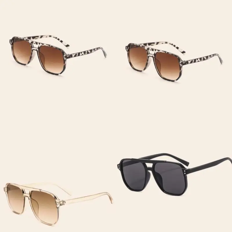 🔥Last Day 69% OFF ✨4-pack unisex Y2K fashionable versatile aviator sunglasses
