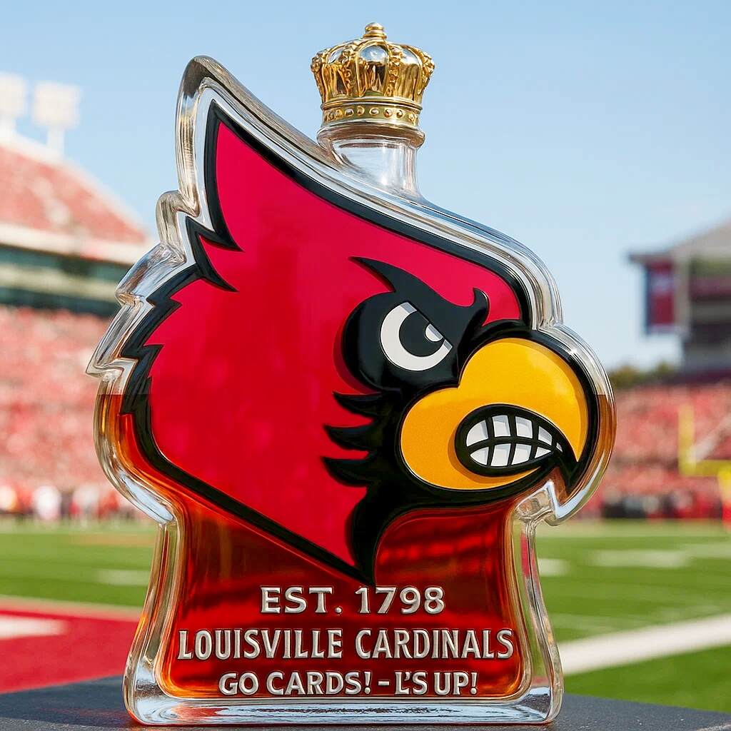Louisville Cardinals Limited Edition Whisky Bottle