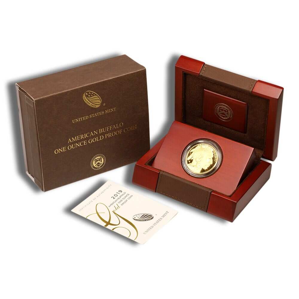 2019 W 1 oz American Buffalo Gold Coin (Boxed + CoA)