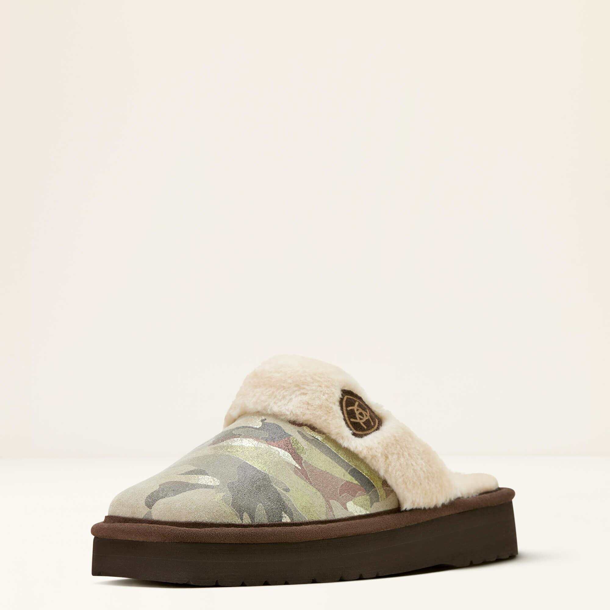Jackie Square Toe Stack Slipper