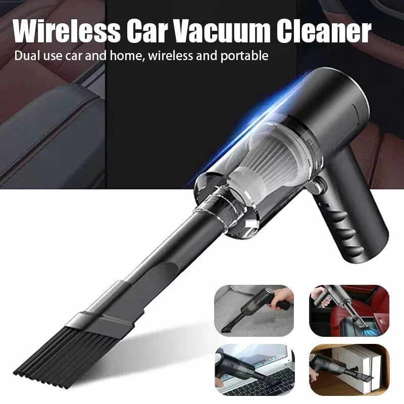 Car Vacuum Cleaner 6000Pa - Wireless Handheld Cordless Duster