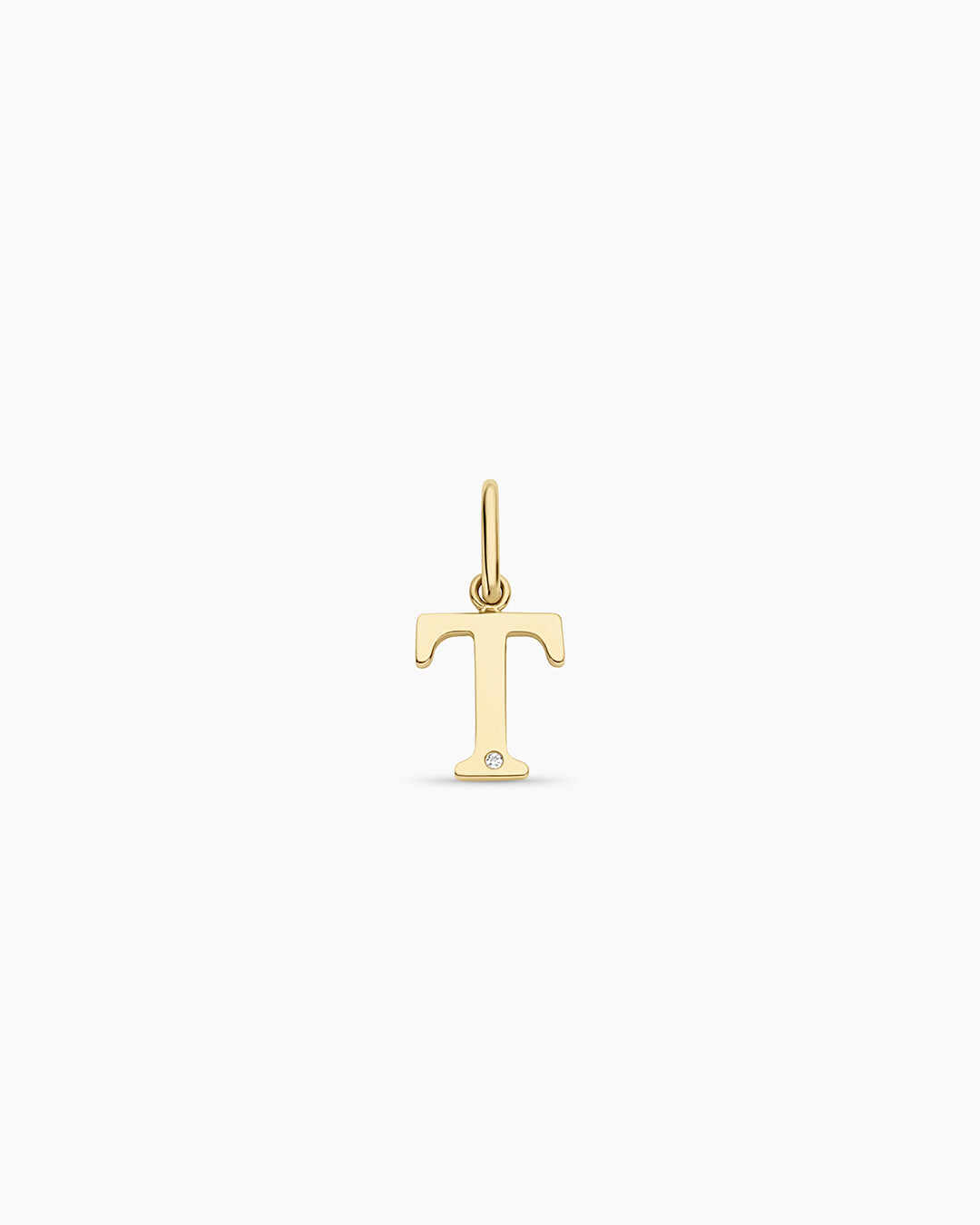 Diamond Vintage Alphabet Charm