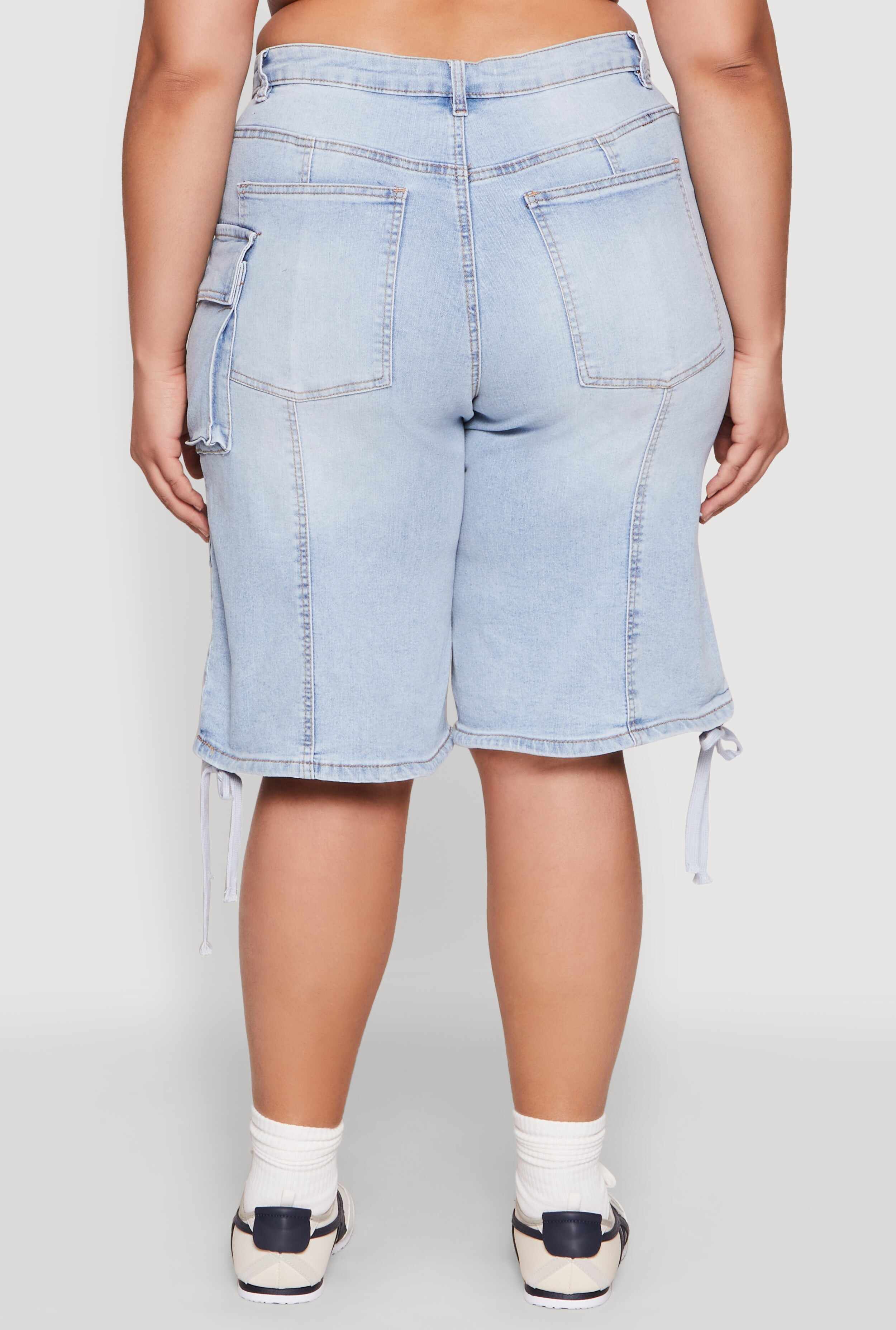 Plus Size Almost Famous Cargo Skater Shorts
