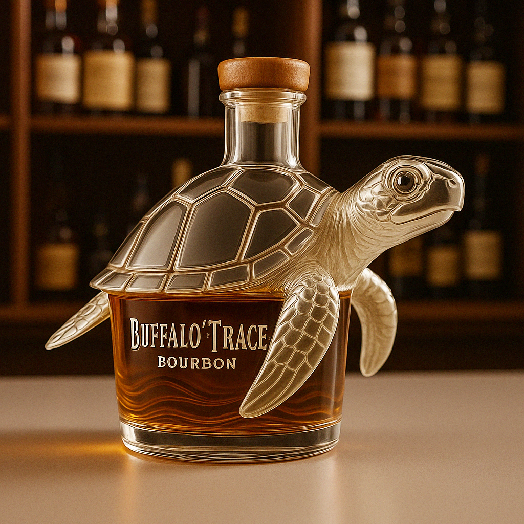 Sea Turtle Whiskey Bottle