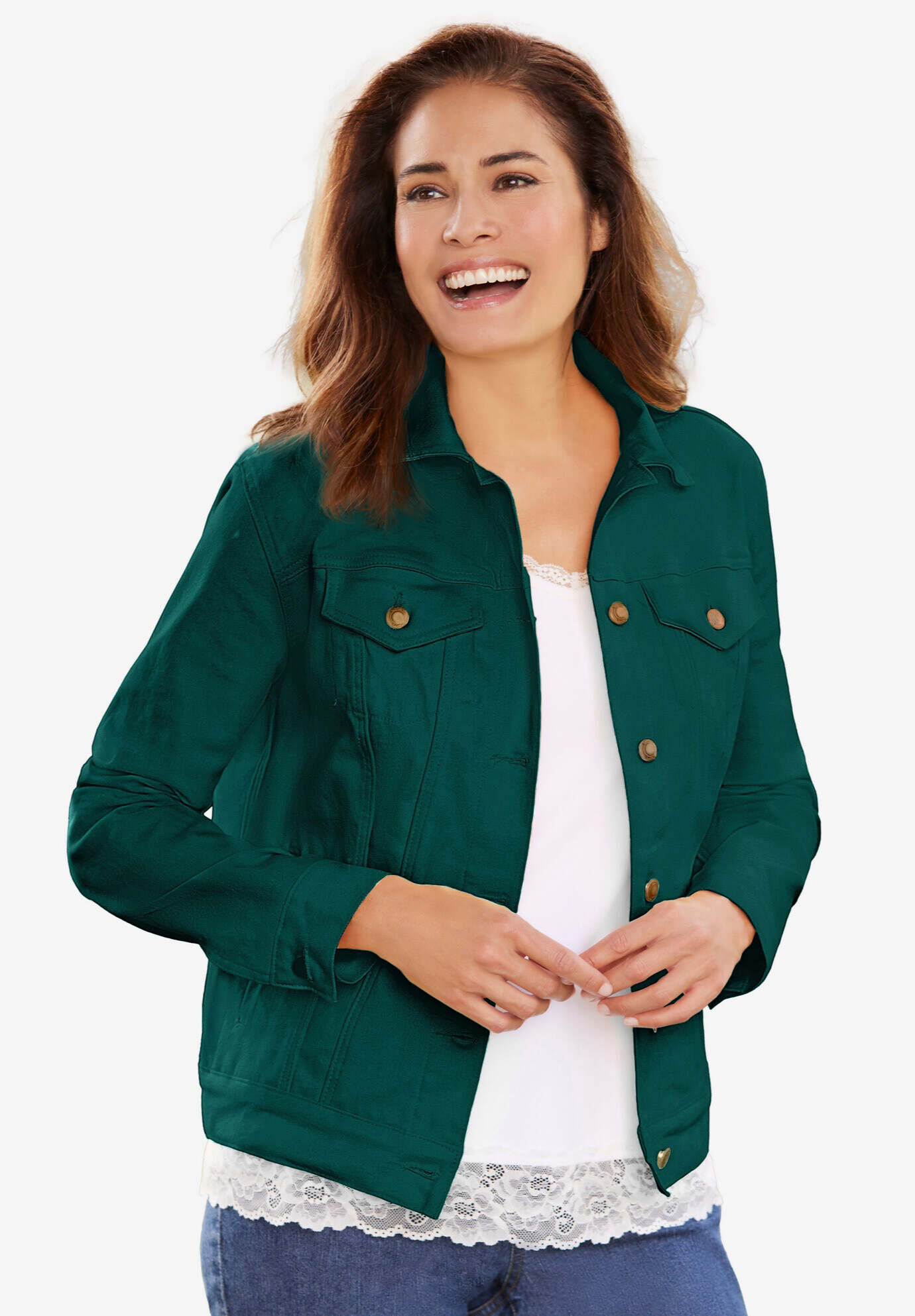 Stretch Denim Jacket