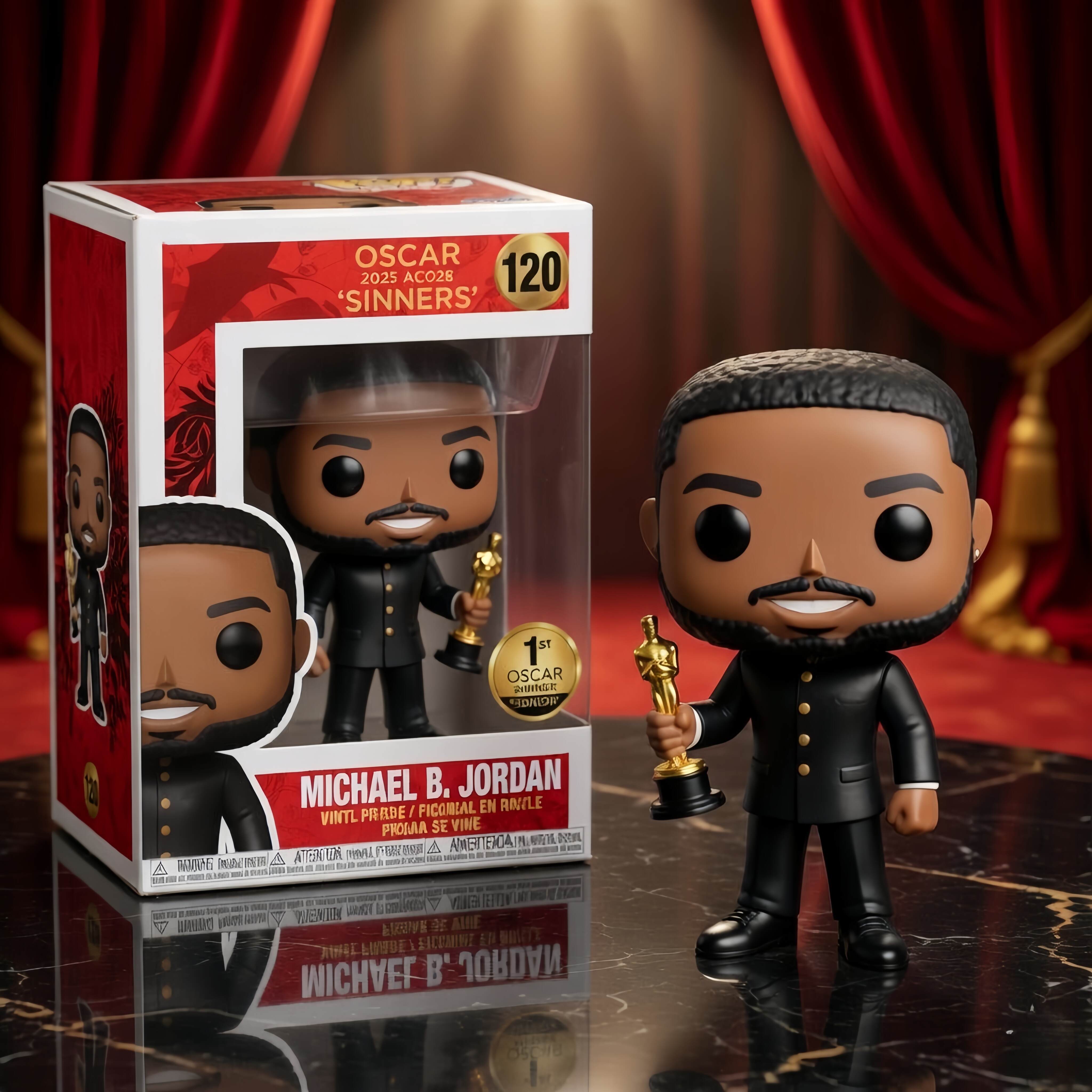 Michael B. Jordan – Oscar Best Actor Commemorative Doll