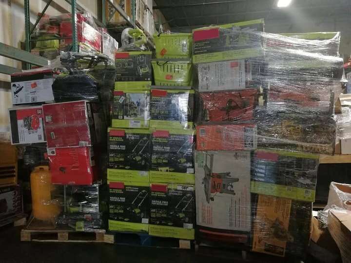 🎁2024 NEW Customer Returns Tool Pallets Online⭐Buy 7 FOOT TALL “MONSTER” PALLETS Online