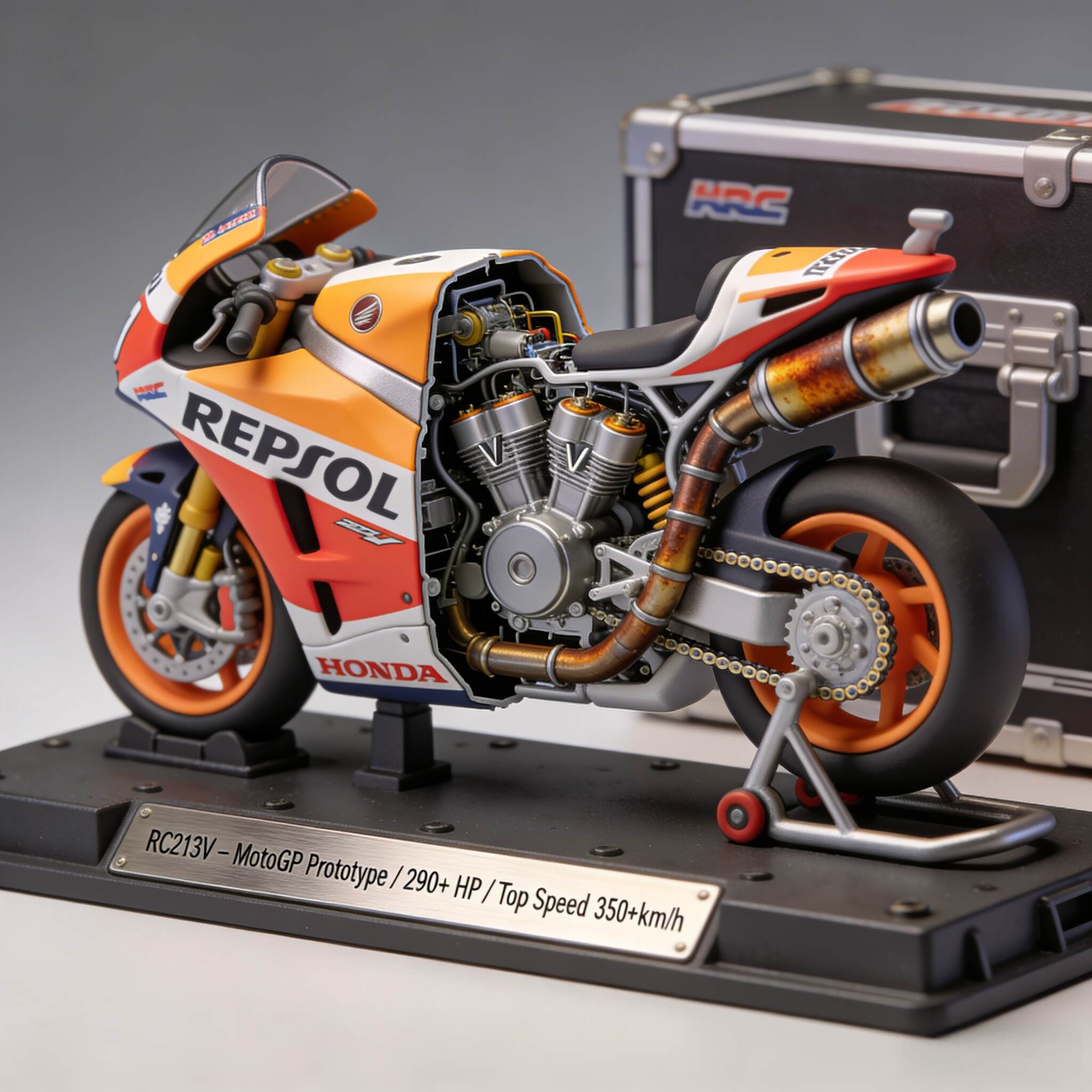 RC213V – MotoGP Prototype Engineering Cutaway Display Model