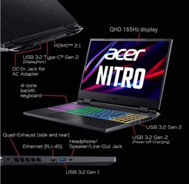 acer Nitro 5 Gaming Laptop AN515-58,15.6