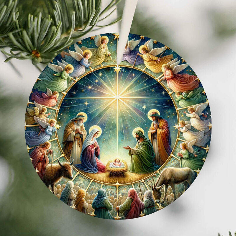 Christmas Nativity Scene Ornament